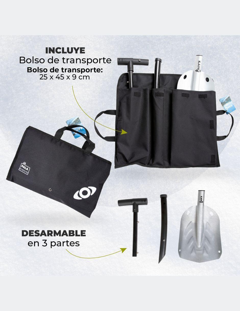 Pala de Nieve Telescópica Kano Pala Portátil 45-78 cm-3