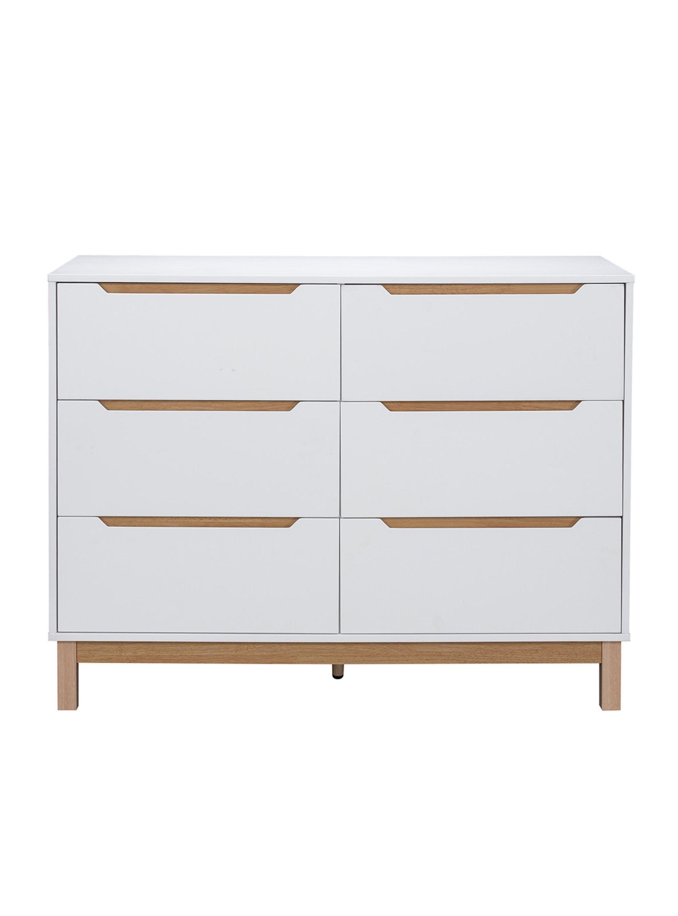 Cómoda Cajonera Isla Relan con 6 Cajones Simil Madera -7