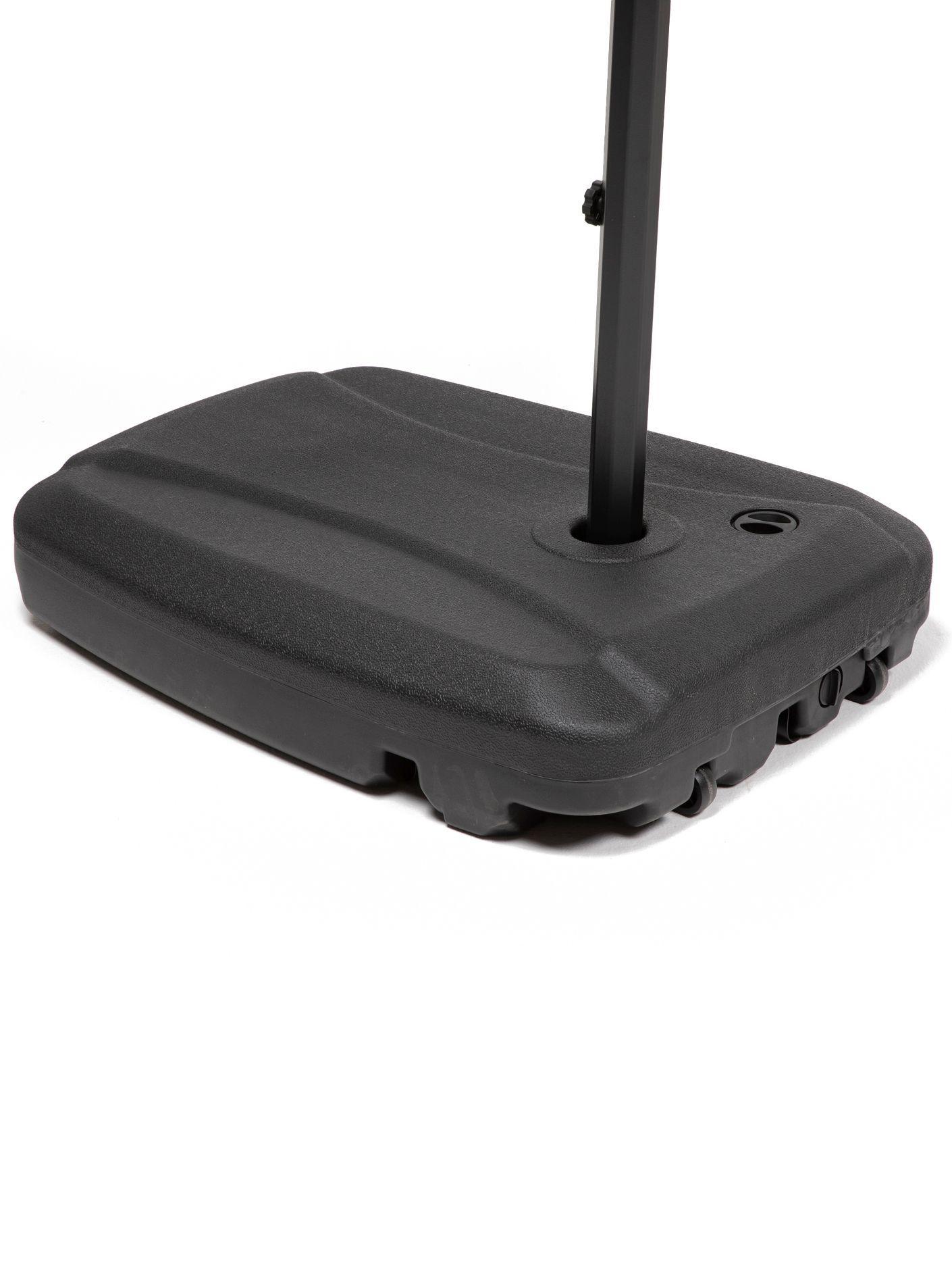 Quitasol Lateral Con Base Relan Gris 300 cm Manivela-9