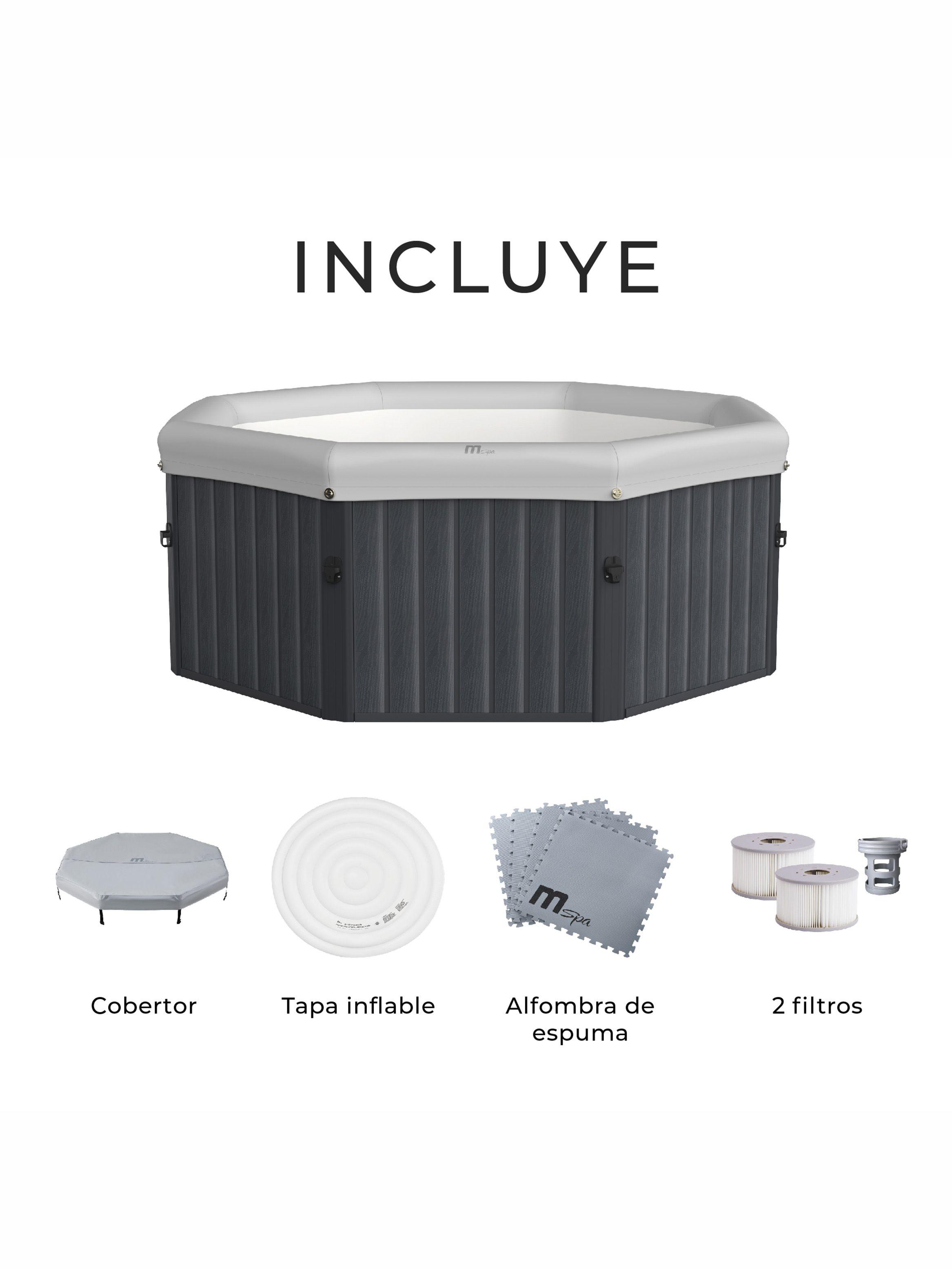 Hot Tub Armable Tuscany Frame WiFi Para 6 Personas MSpa-4