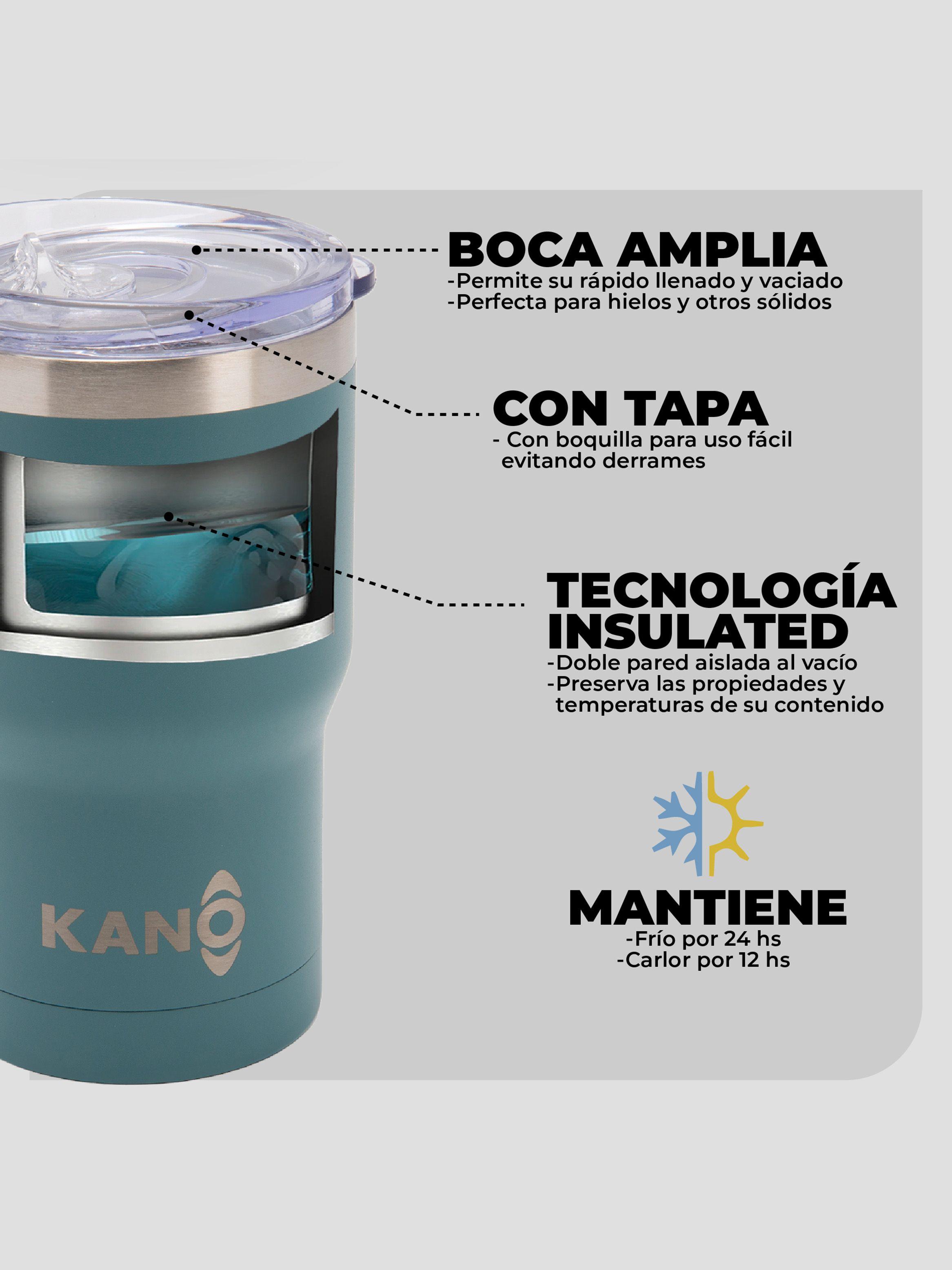 Termo Insulado Turquesa / Termo 400 ml Kano-2