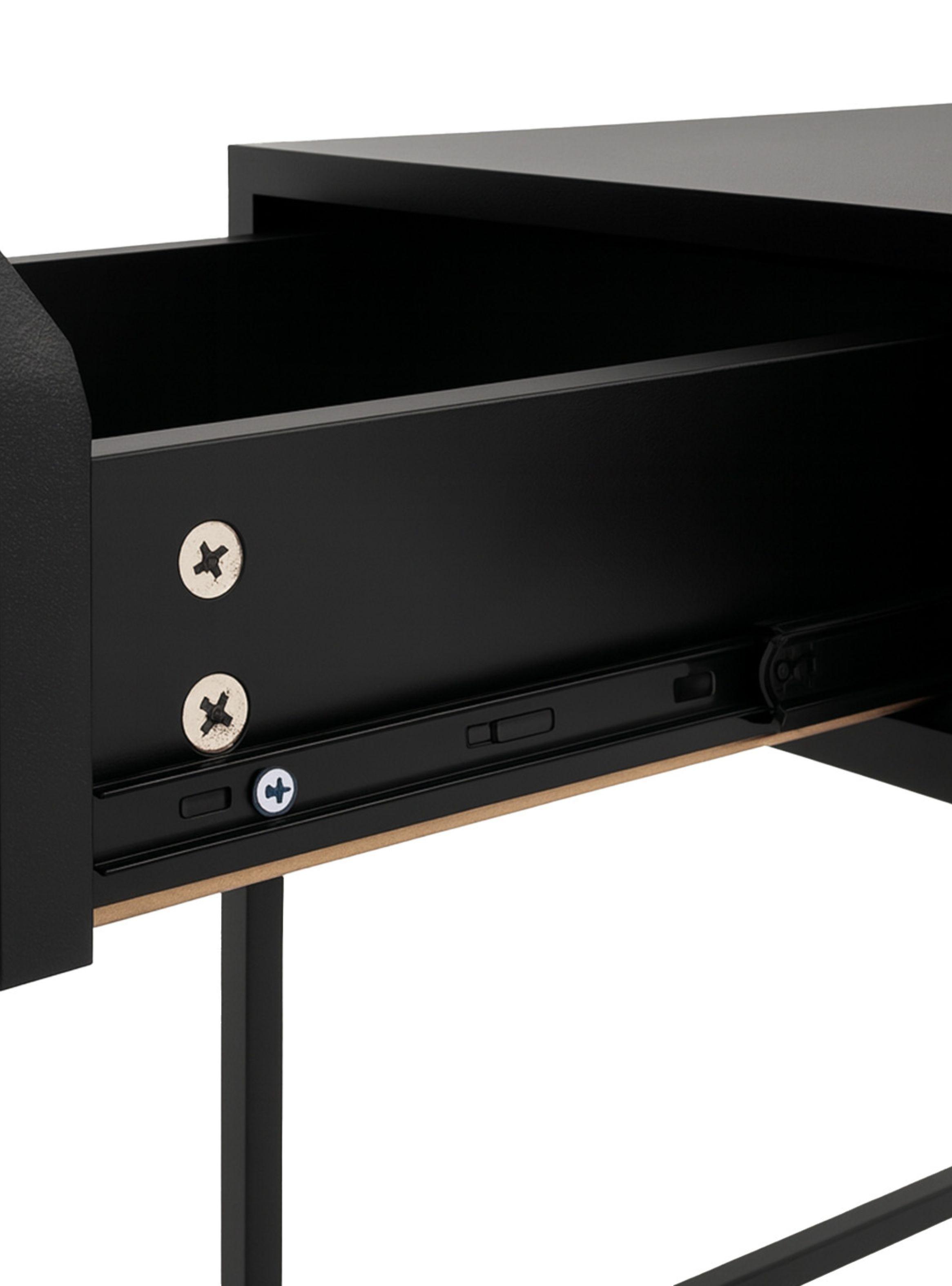 Escritorio Forge Relan Moderno Con 2 Cajones 120x60x78 cm-4