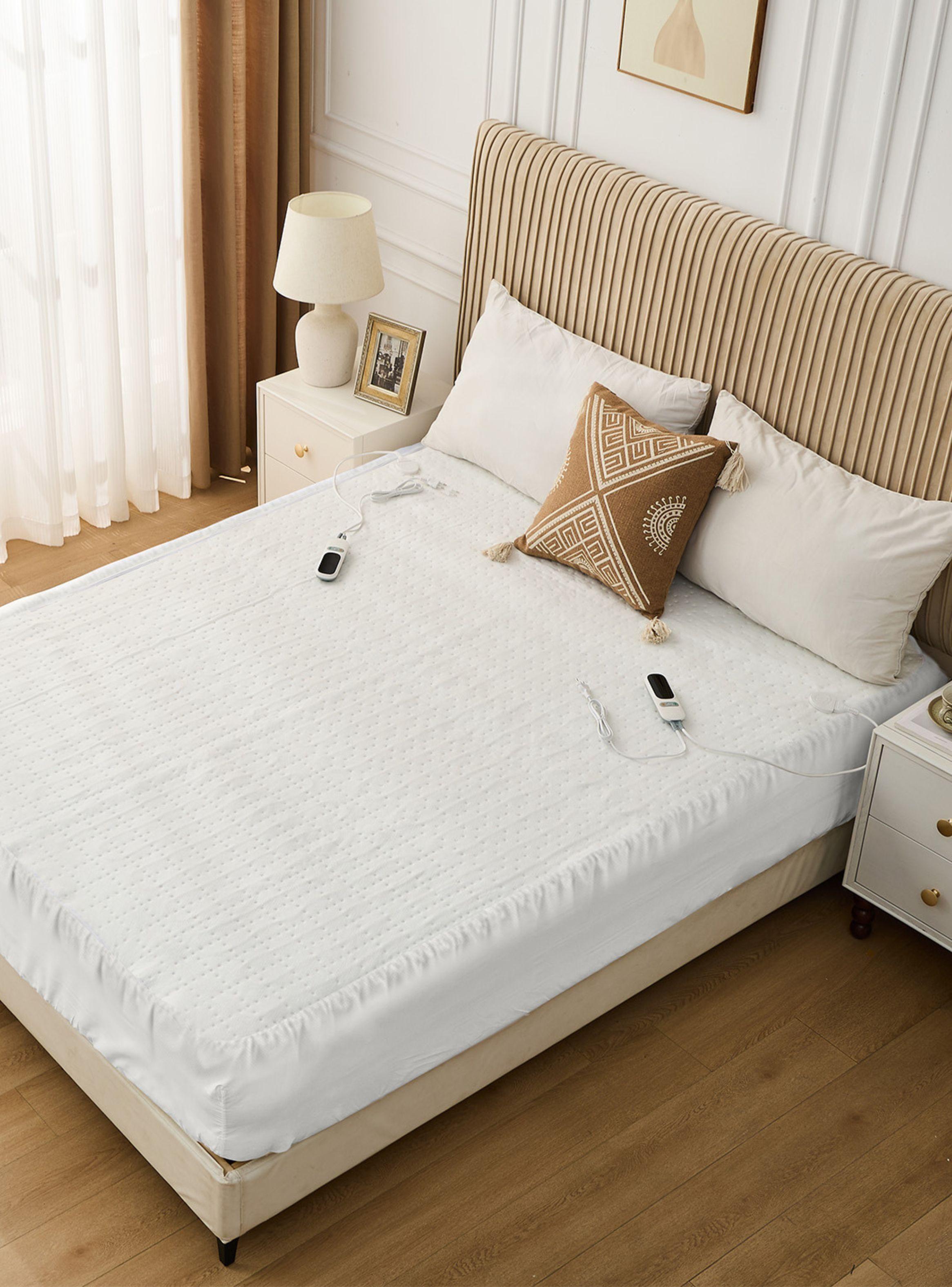 Calienta Cama Eléctrico Relan Queen 4 Zonas 6 Niveles de Calor-5