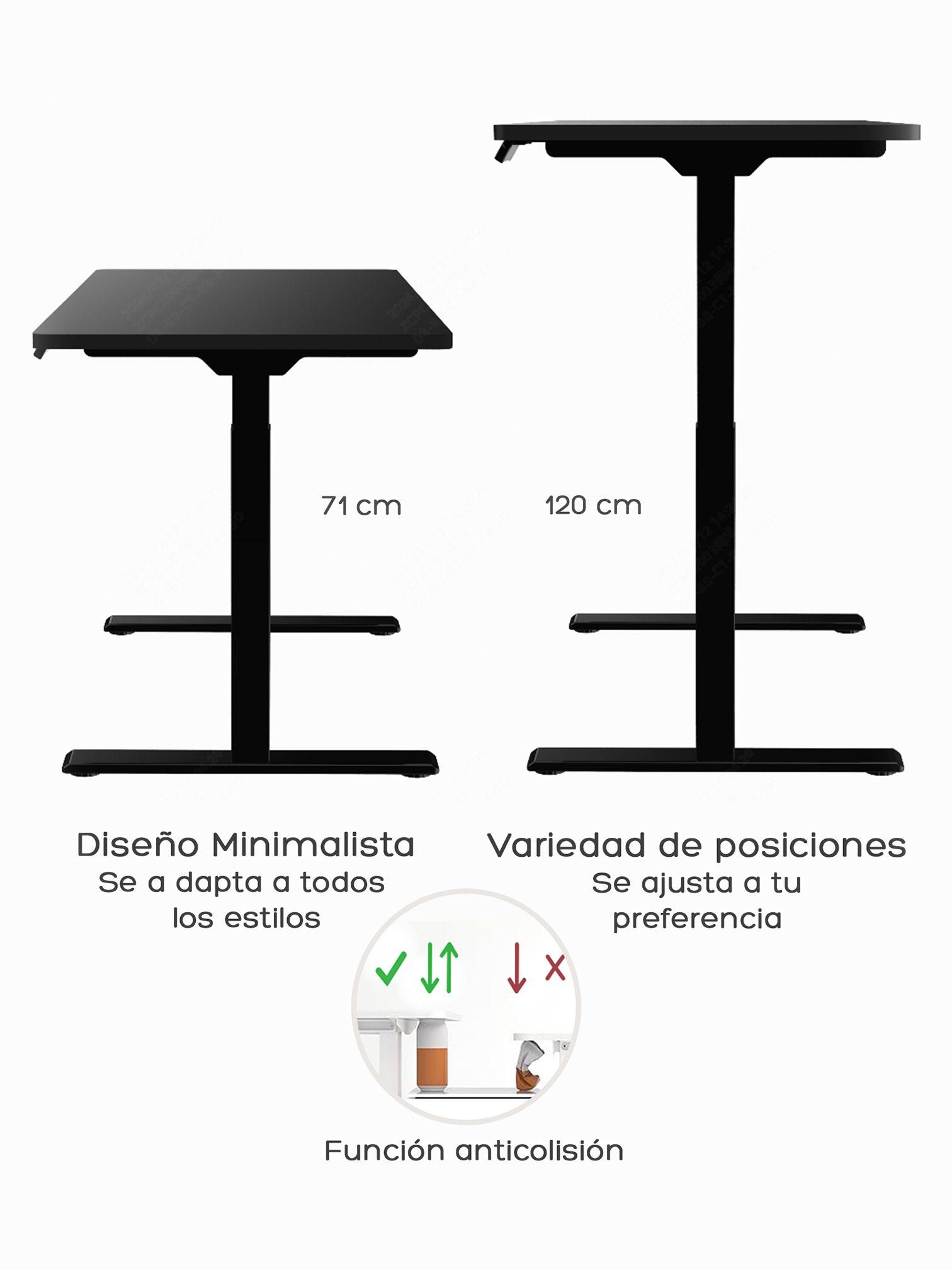 Escritorio Eléctrico Top Living Black Pro+ Standing Desk-4