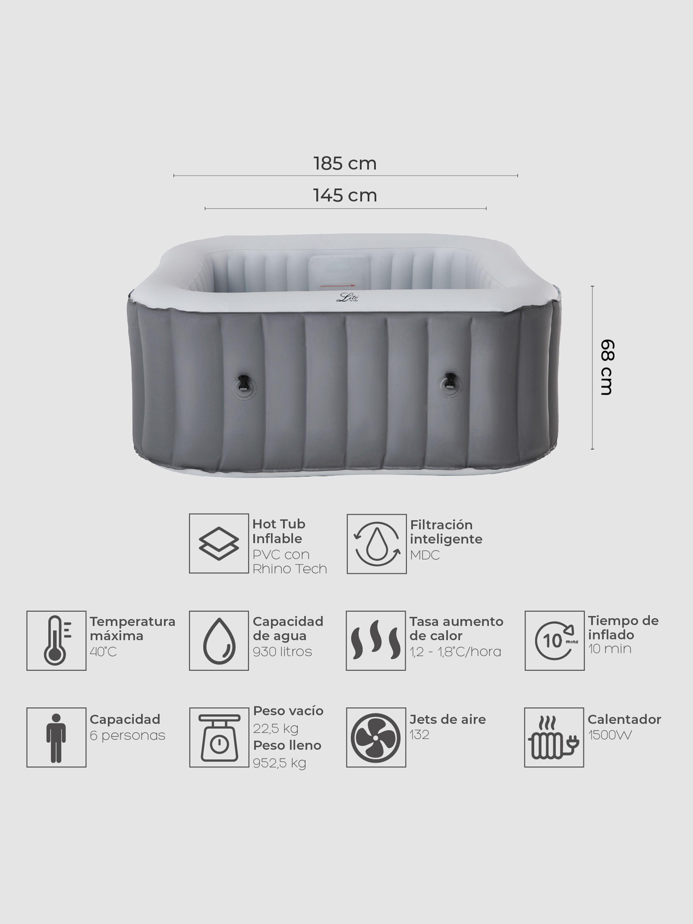 Hot Tub Inflable MSpa Mist Lite 6 Personas-3