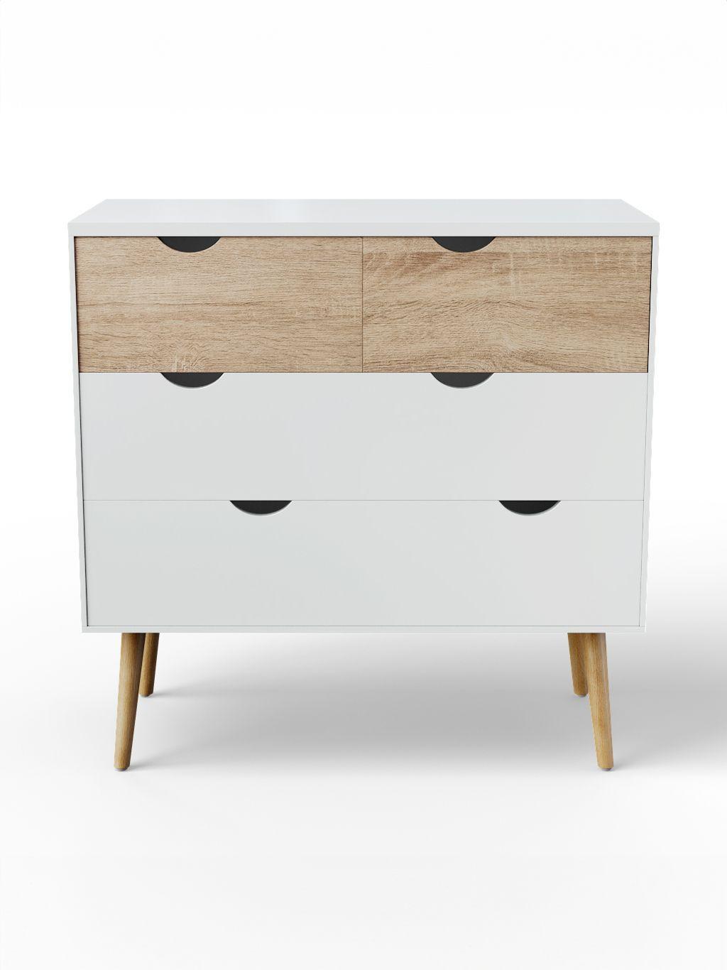 Cómoda Velador Top Living Aloe Cajonera Nórdica-4