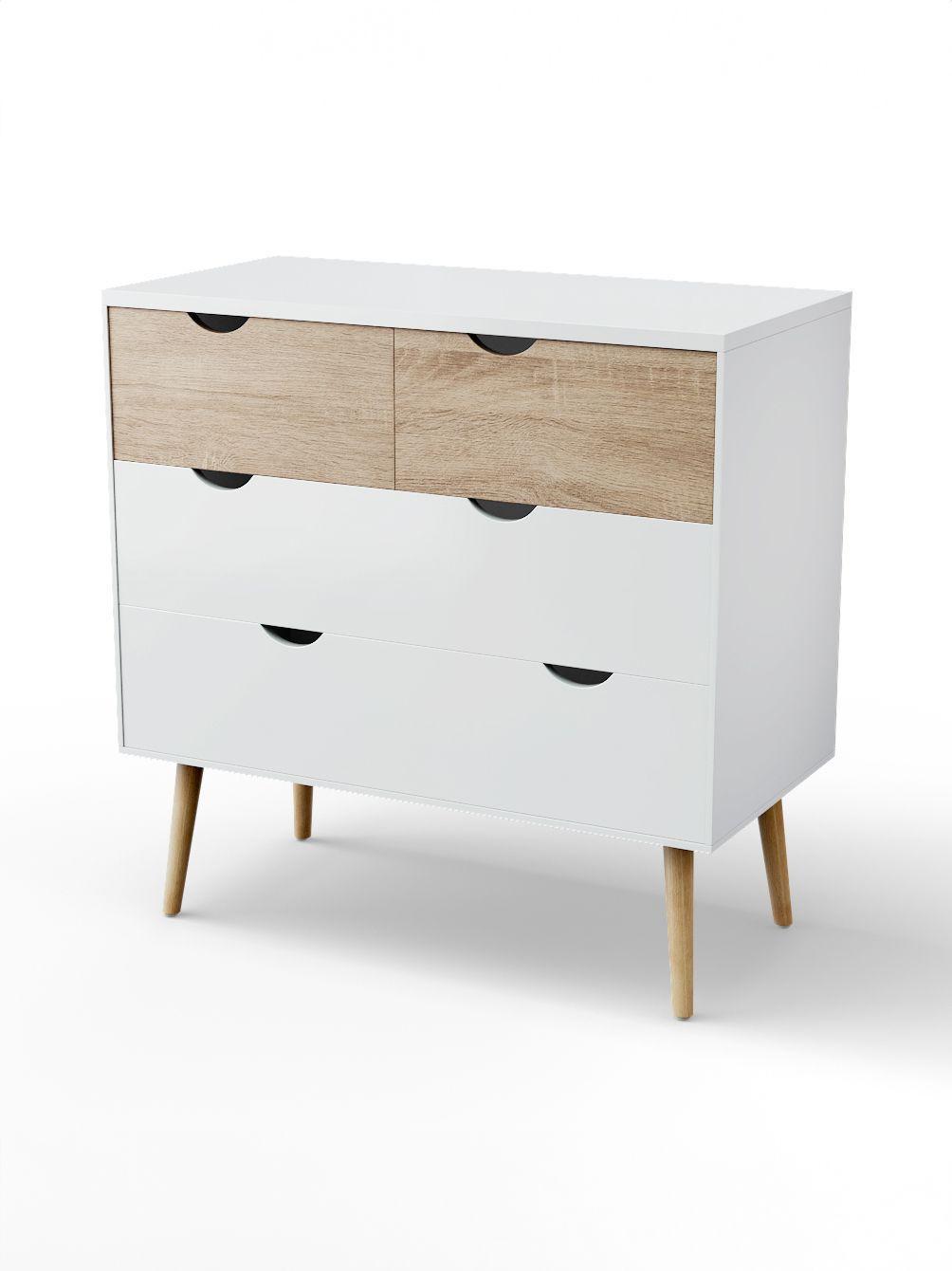 Cómoda Velador Top Living Aloe Cajonera Nórdica-6