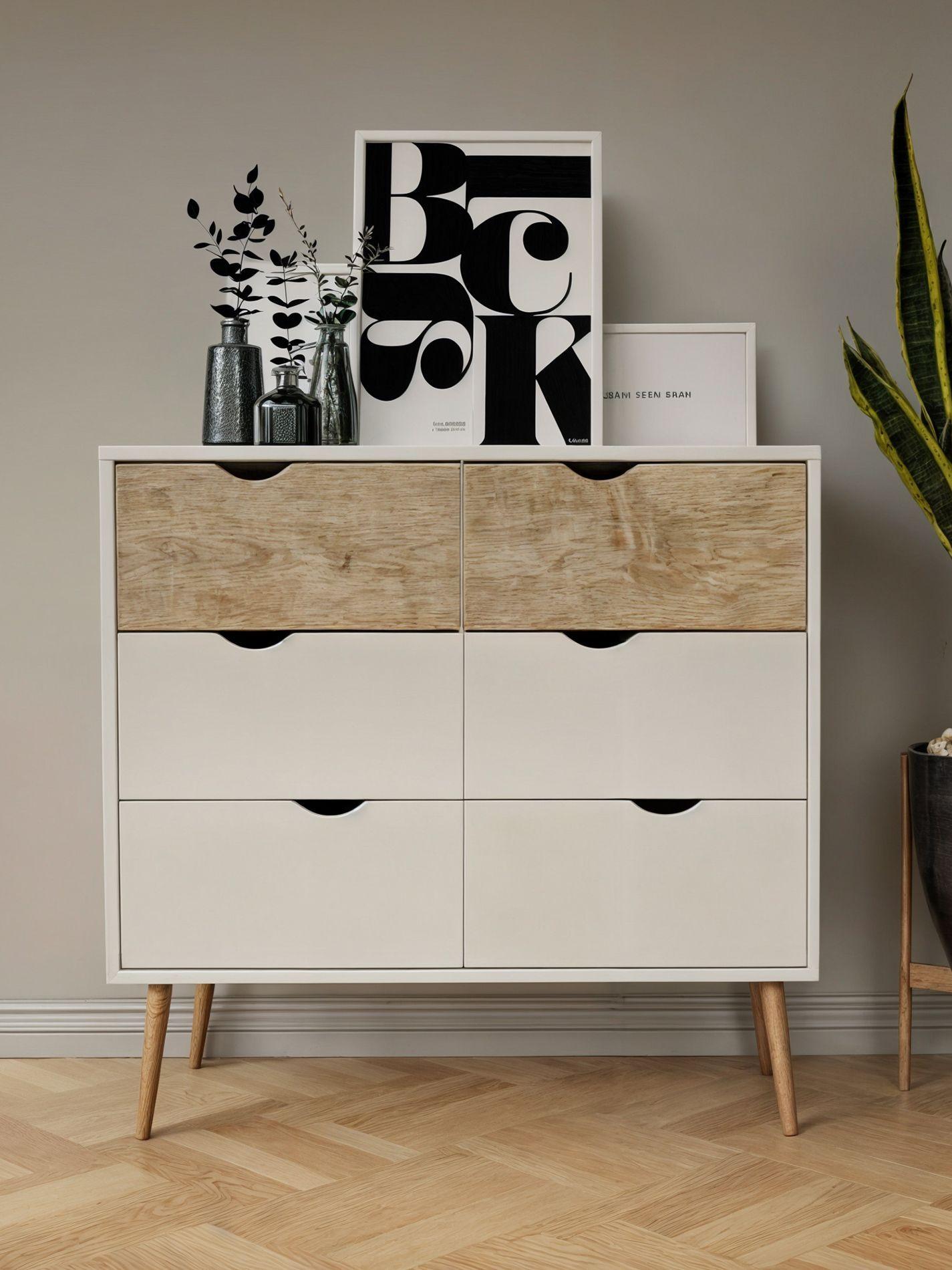 Cómoda Velador Top Living Aloe Cajonera Nórdica-7