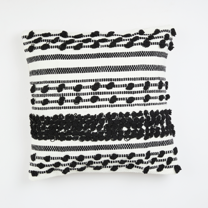 Funda de Cojín Deco Azabache 45 x 45 cm Relan-0