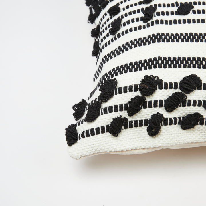 Funda de Cojín Deco Azabache 45 x 45 cm Relan-1