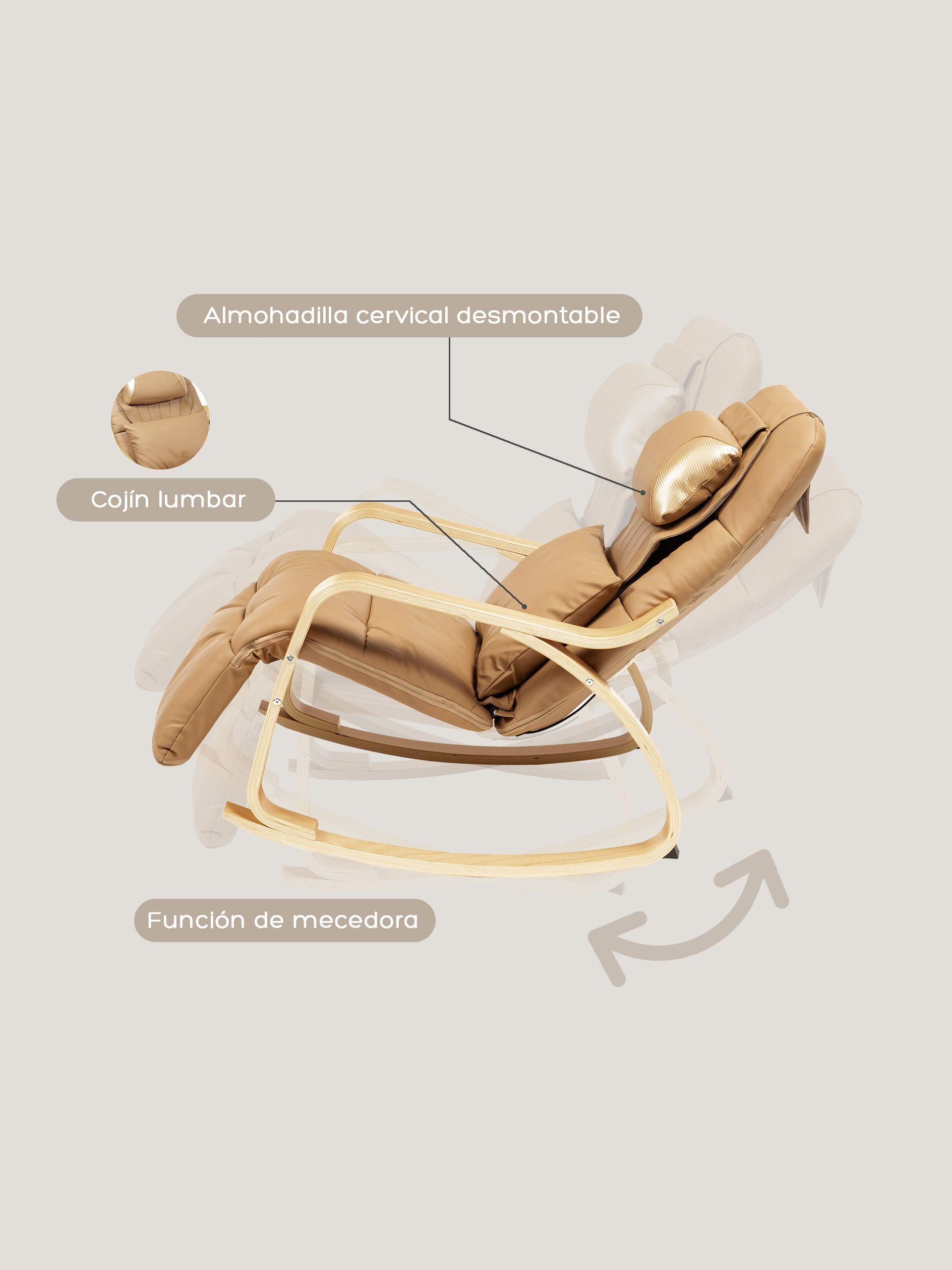 Silla Masajeadora Relan Sand Mecedora Con Vibración y Calor-3