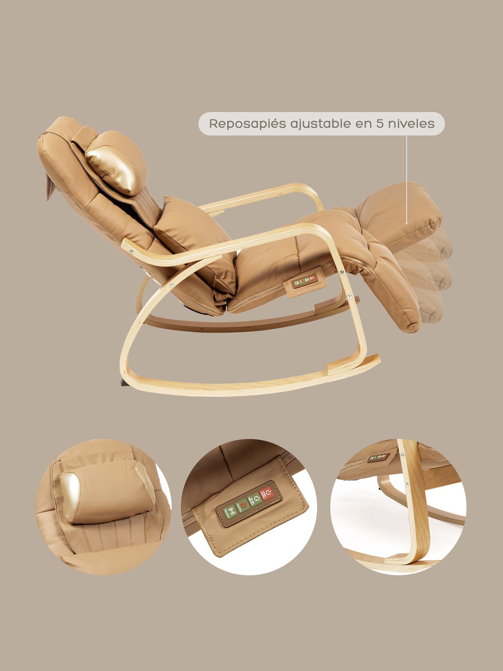 Silla Masajeadora Relan Sand Mecedora Con Vibración y Calor-5