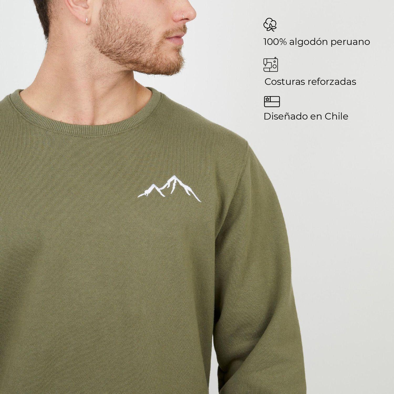 Polerón Montañas / Ropa Kano / Poleron Verde-1