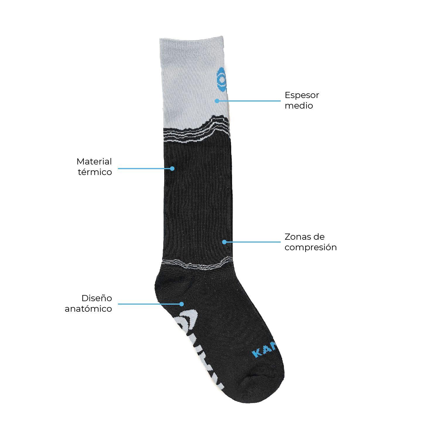 Calcetines Térmicos de Ski Snowboard Nieve Para Niños Kano-2