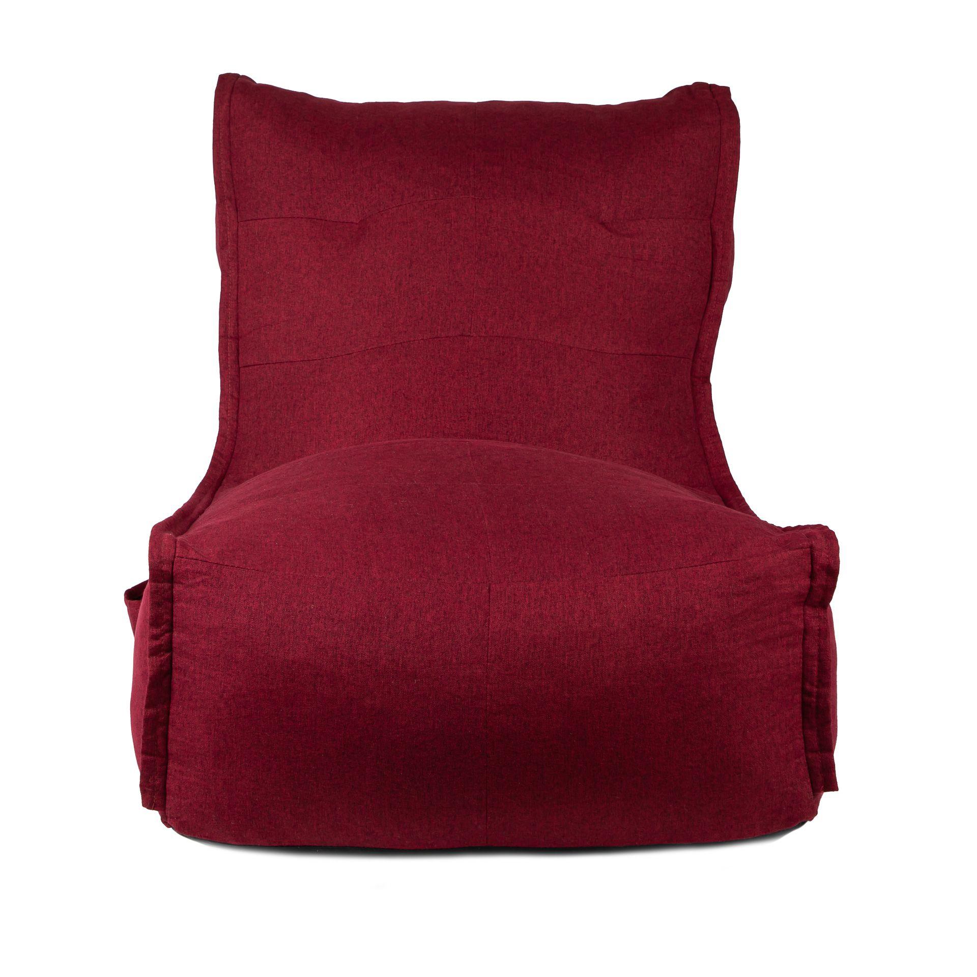 Sillón Pouf Rojo / Pouf Relan-1