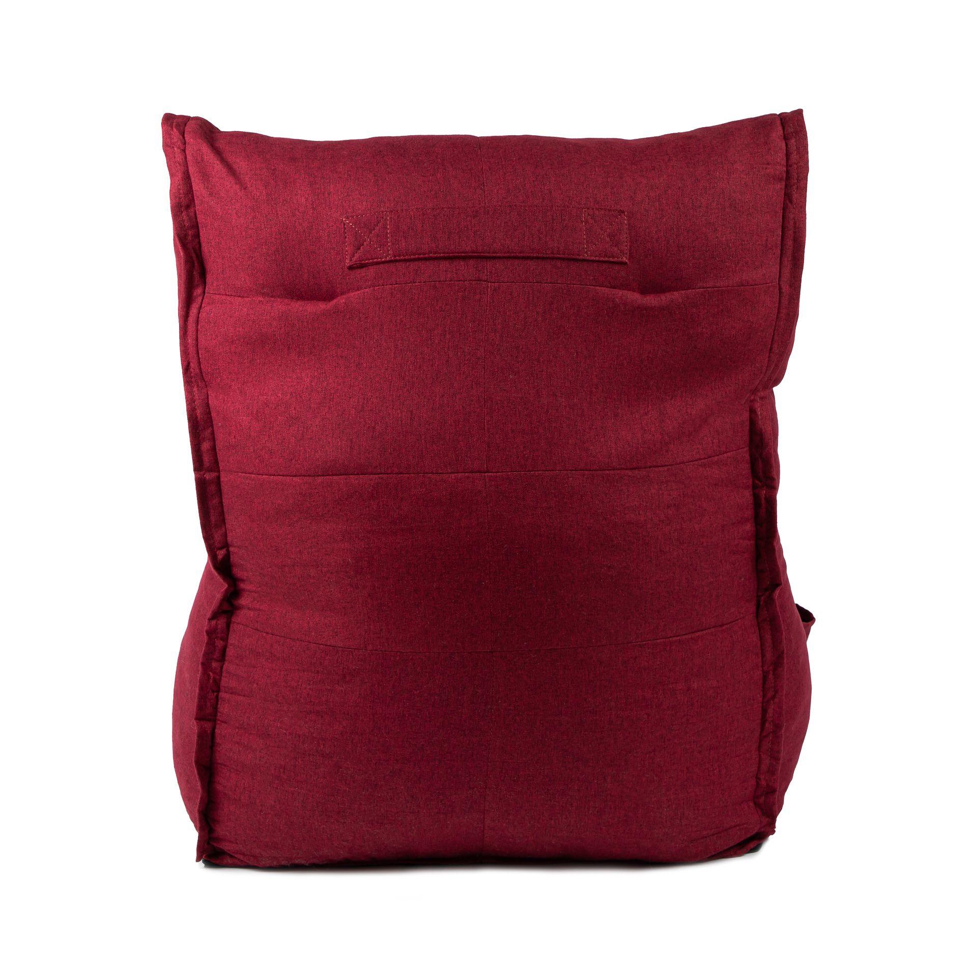 Sillón Pouf Rojo / Pouf Relan-3
