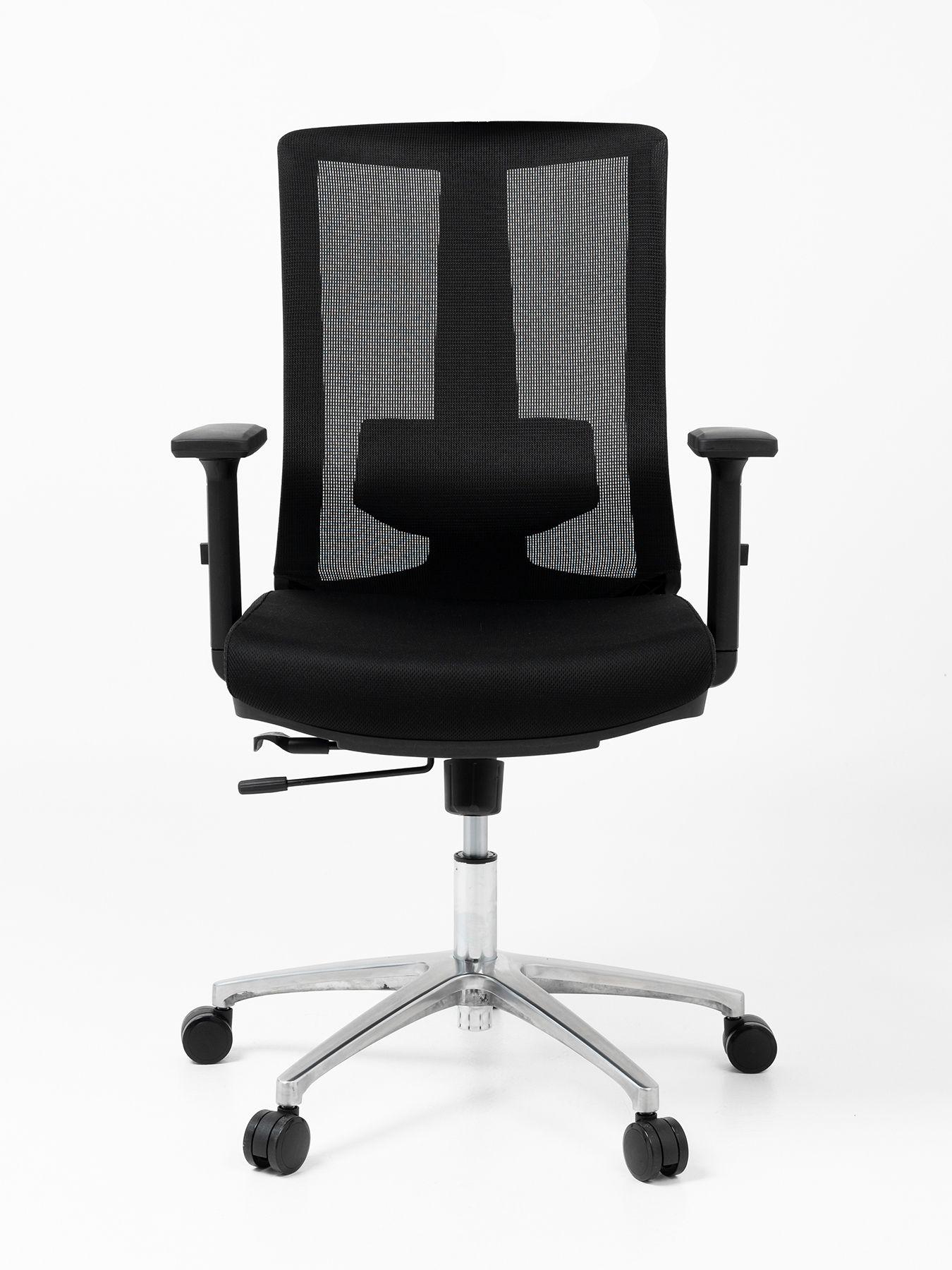Silla de Escritorio Ajustable Ergonomus Sendai Cromada-7