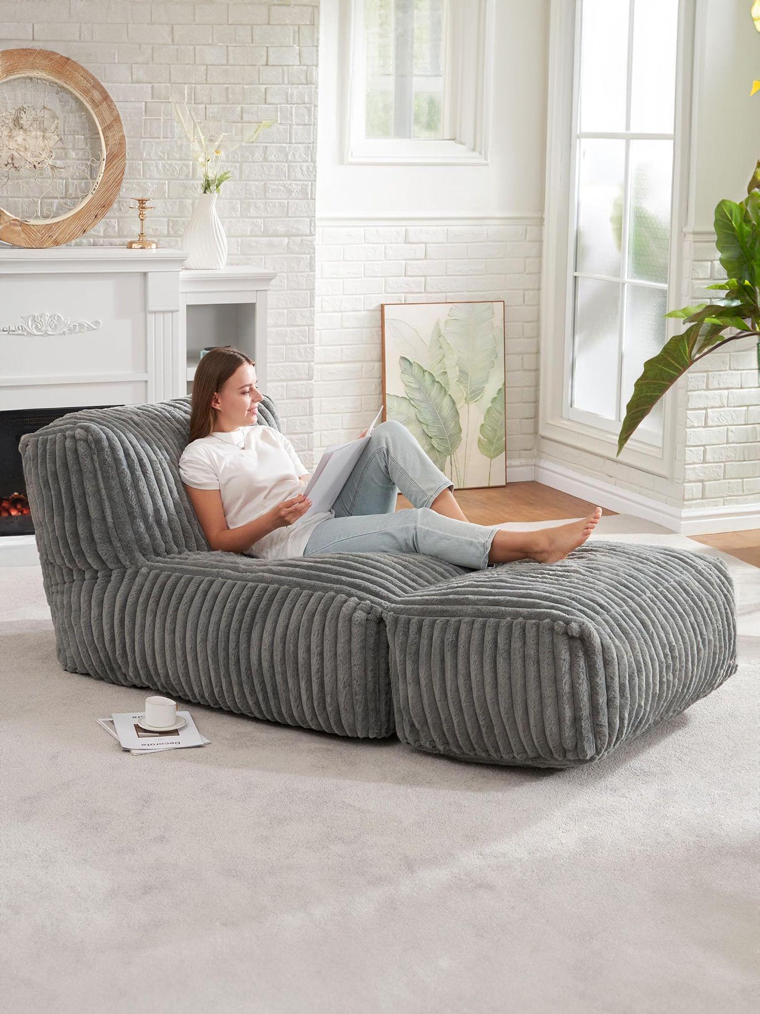 Sillón Pouf / Puff Plegable Relan Otto con Apoyapies-4