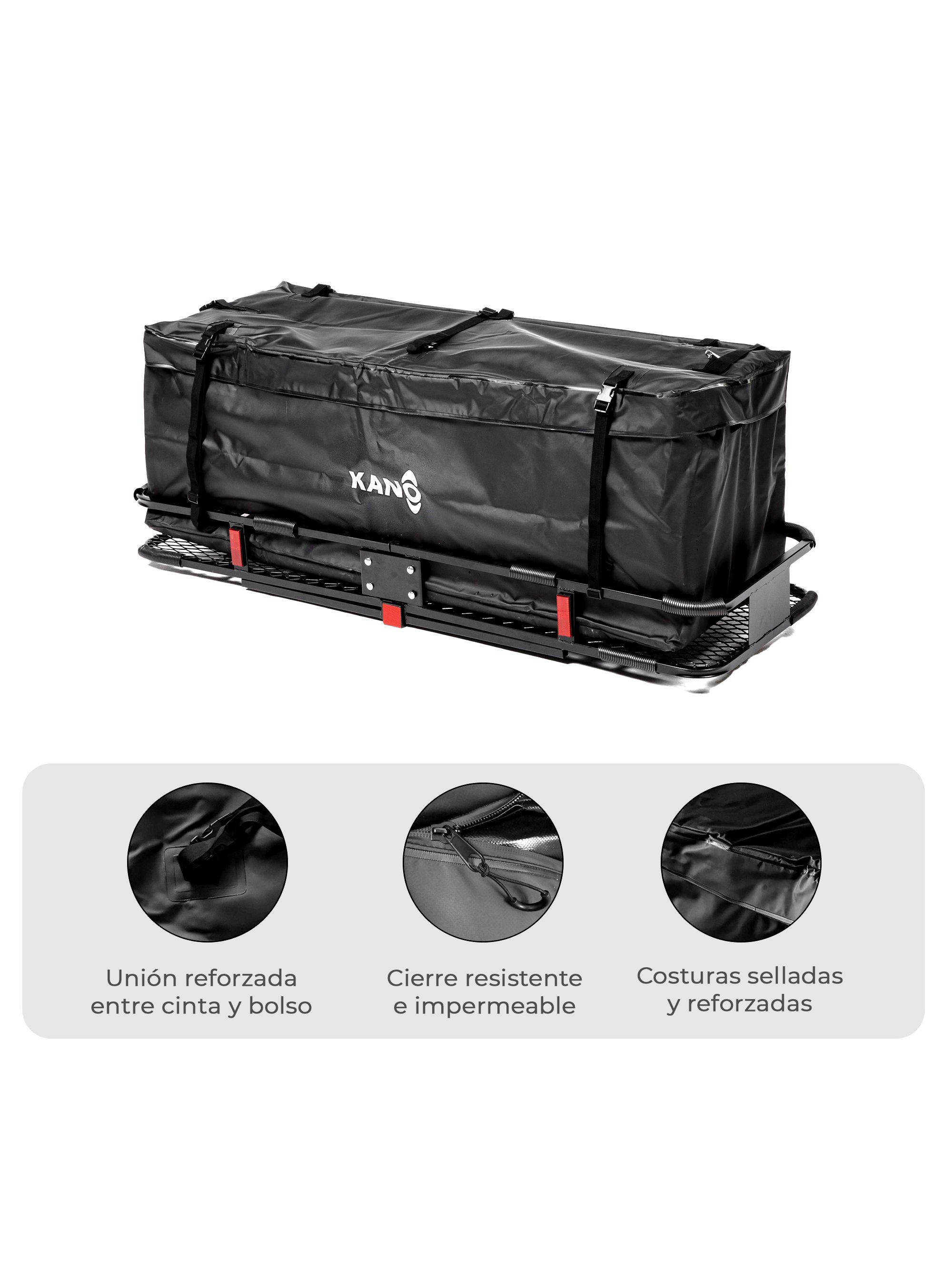 Parrilla Portaequipaje con Bolso Seco Kano para Enganche-4