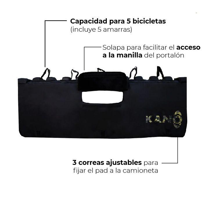 Pad Portabicicletas Portalón de Camioneta Logo Camo M Kano-2