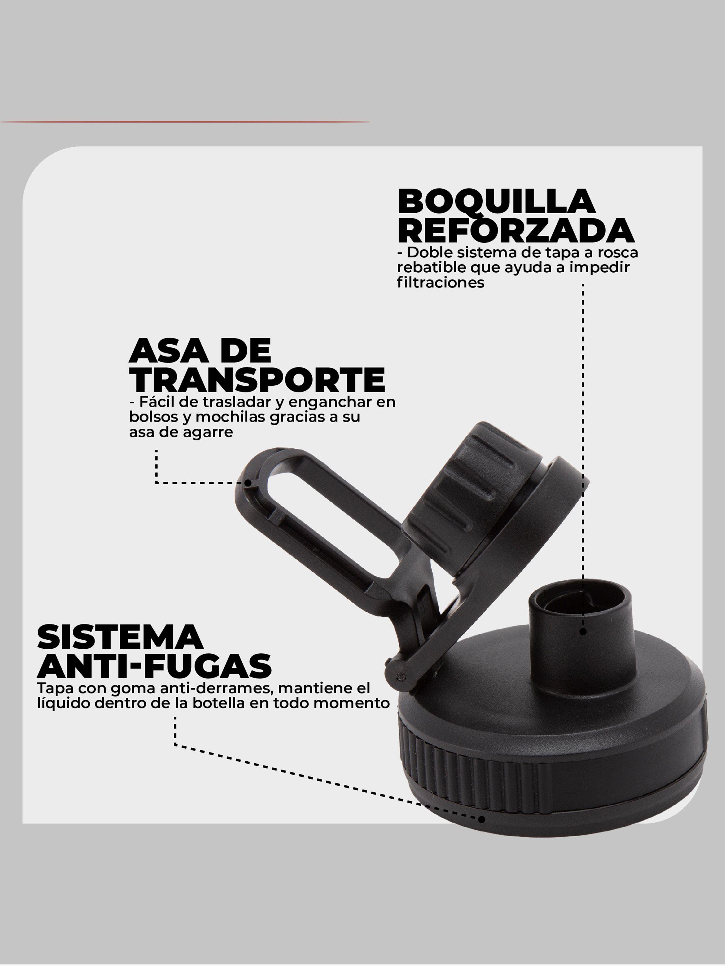 Botella Insulada Burdeo 1.2 litros / Botella Agua Kano-4