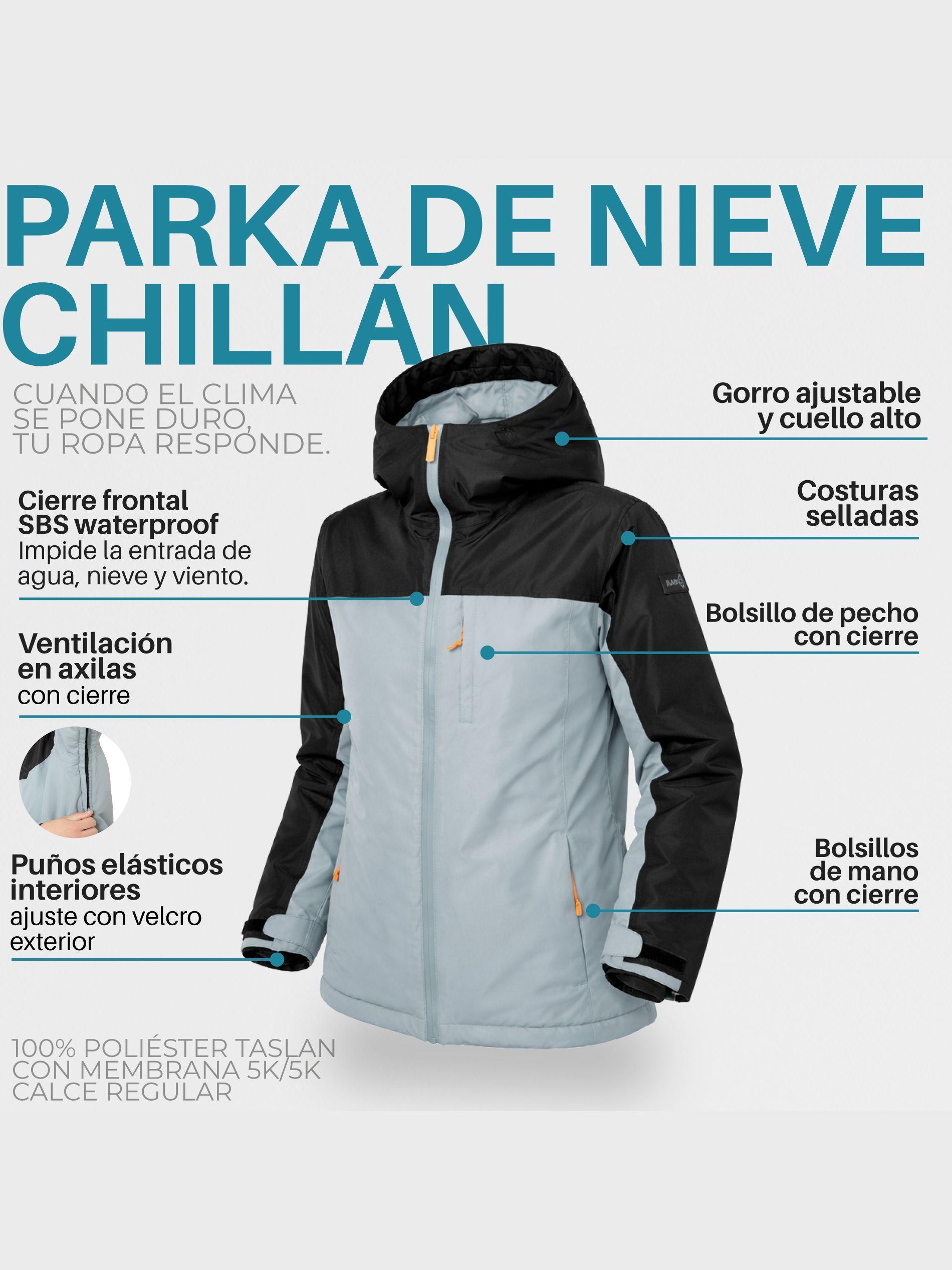 Chaqueta de Nieve Impermeable Mujer Kano Chillan Ski Snowboard-2