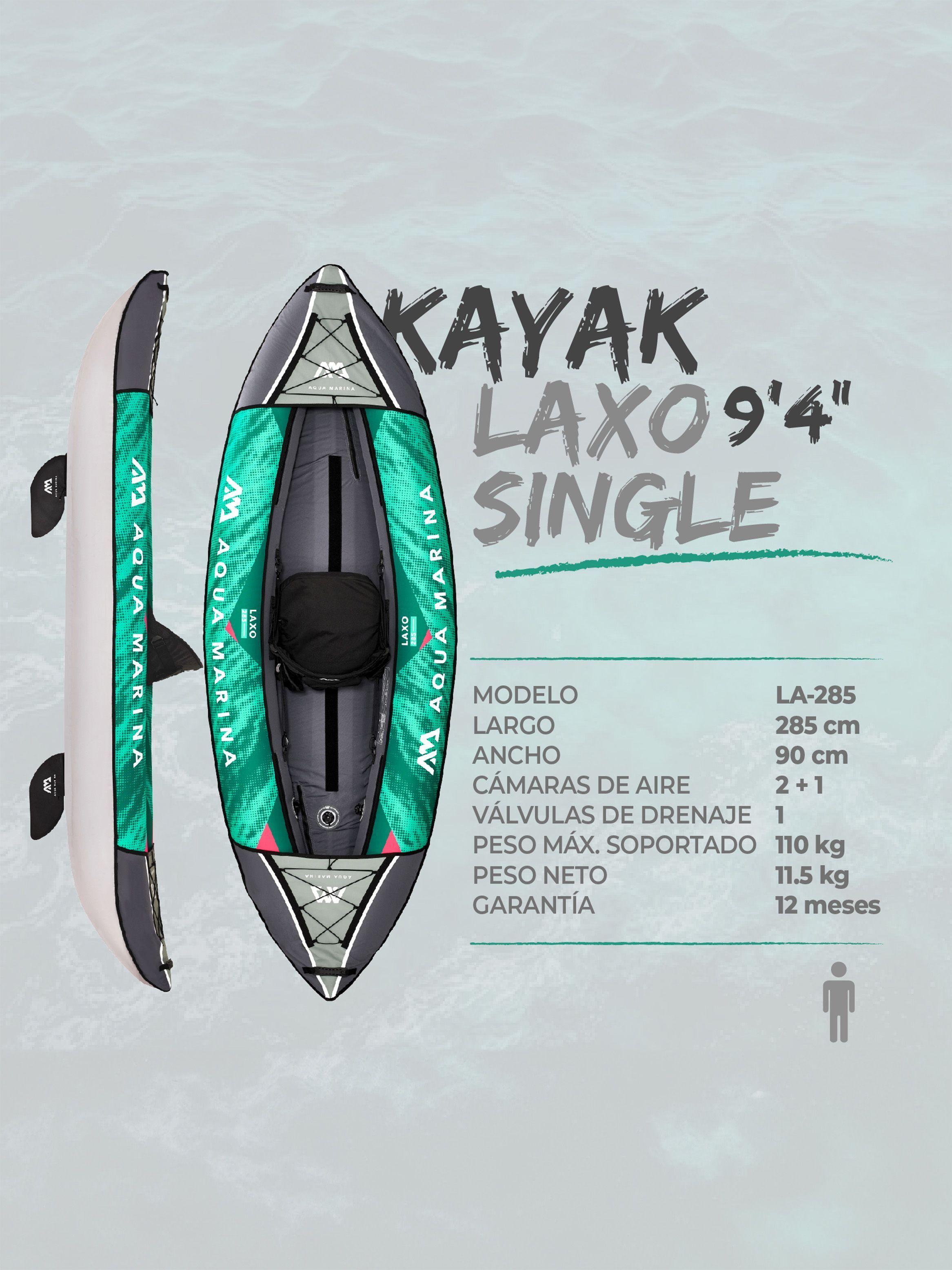 Kayak inflable Laxo Single-2