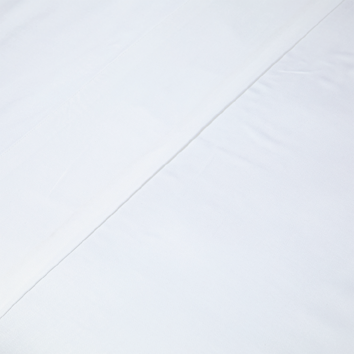 Juego de Sábanas de Bambú 300 Hilos Blanco King Relan-4