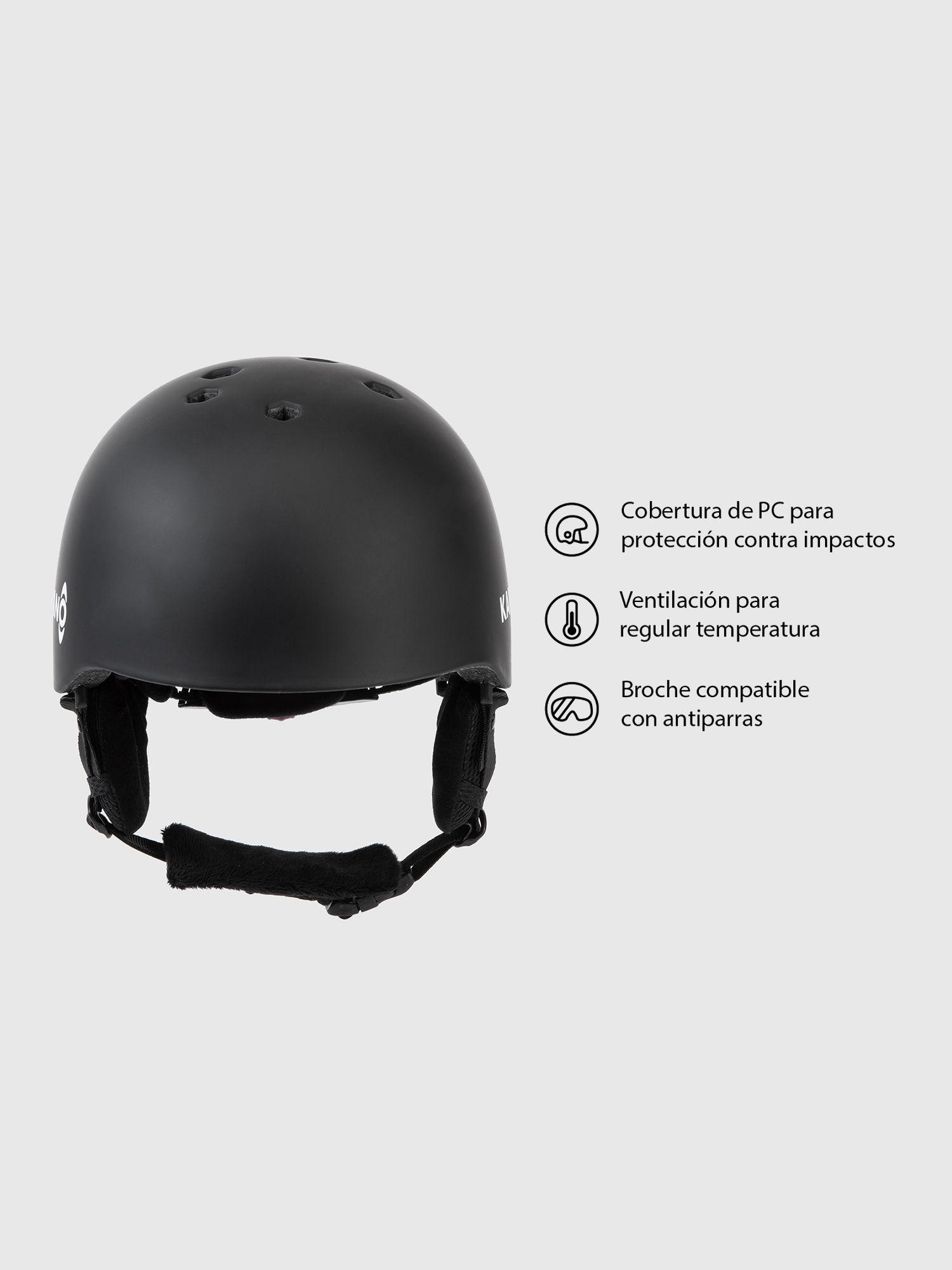 Casco De Ski Snowboard KS Kano Ajustable Negro-2