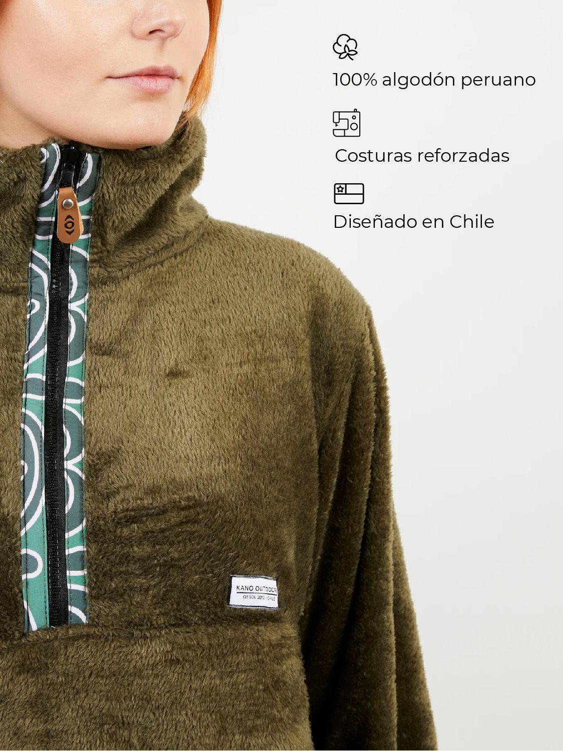 Polar Verde / Ropa Kano Mujer / Polar Peludo-2