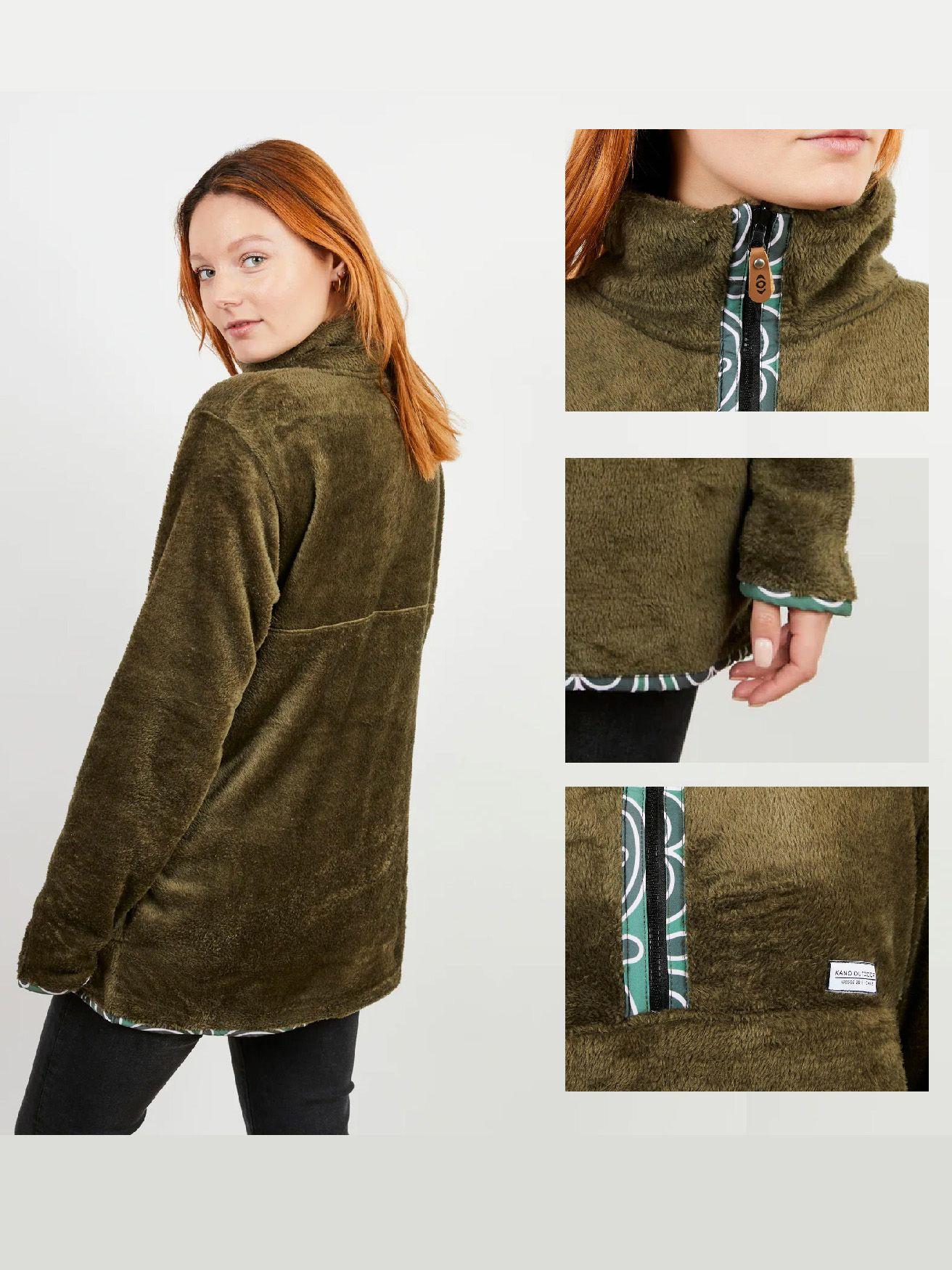 Polar Verde / Ropa Kano Mujer / Polar Peludo-3