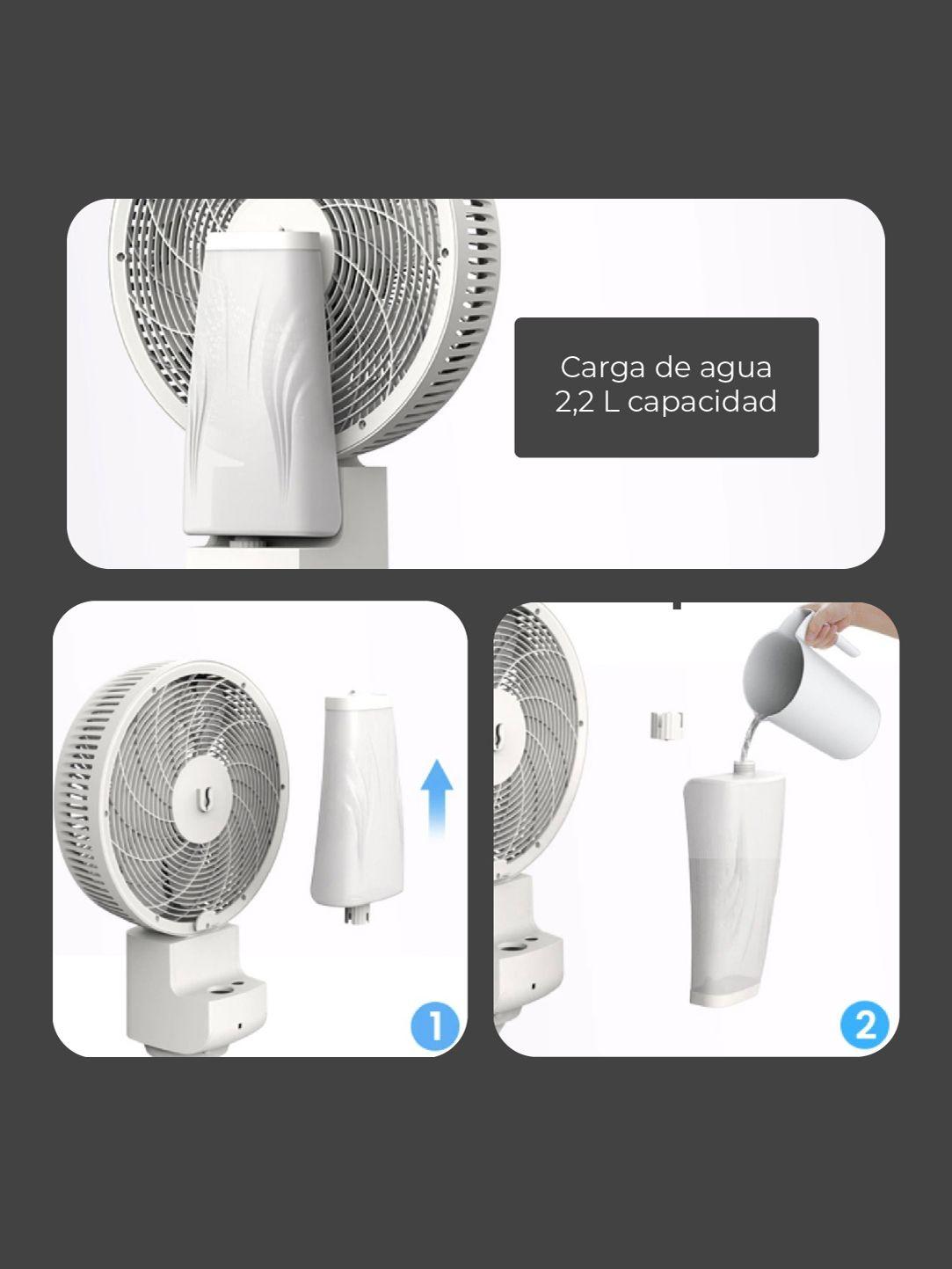 Ventilador con Aspersor Relan Air & Mist Con Control Remoto-5
