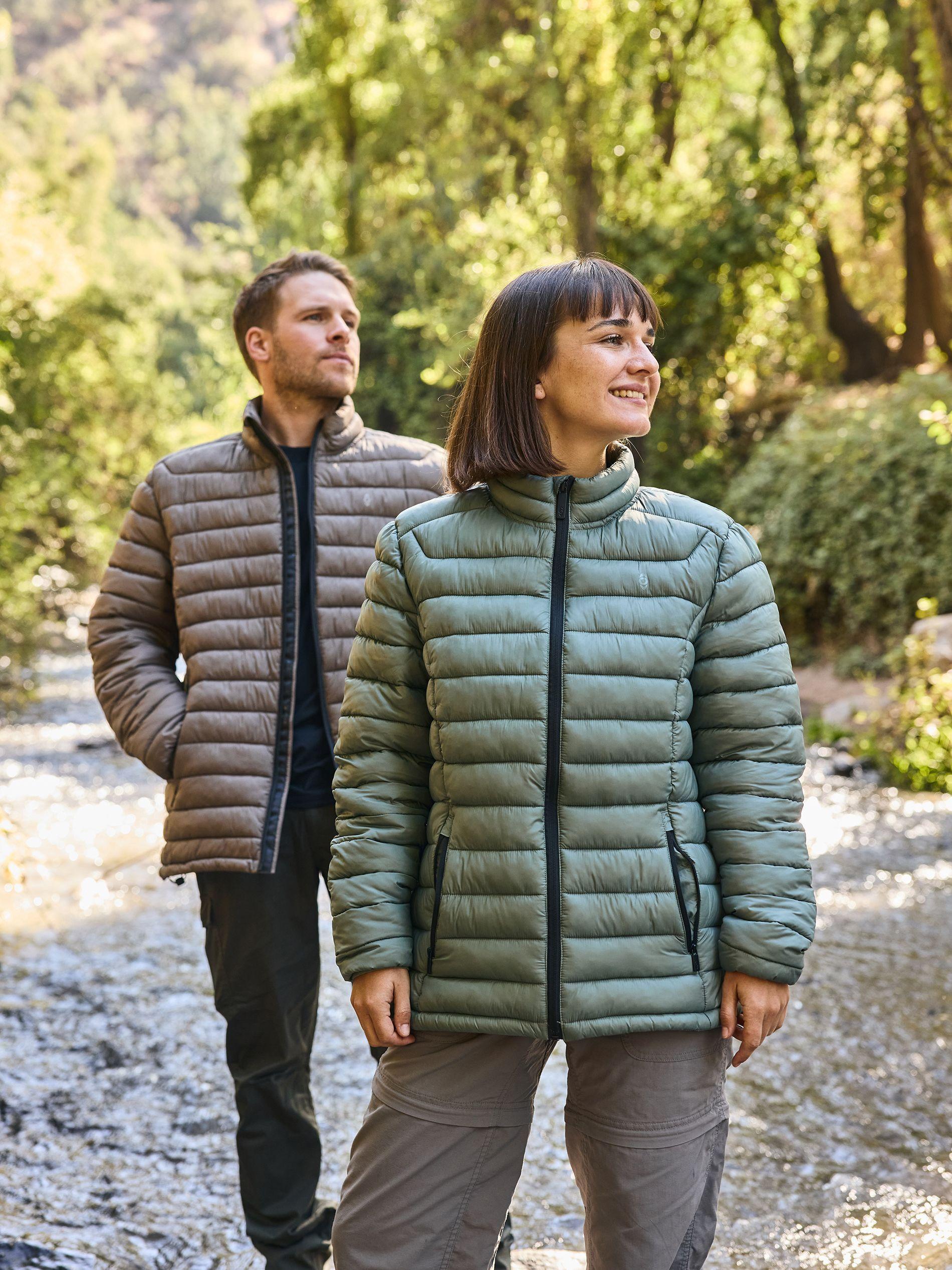 Parka Térmica Mujer Kano Villarrica Chaqueta Acolchada Verde-1