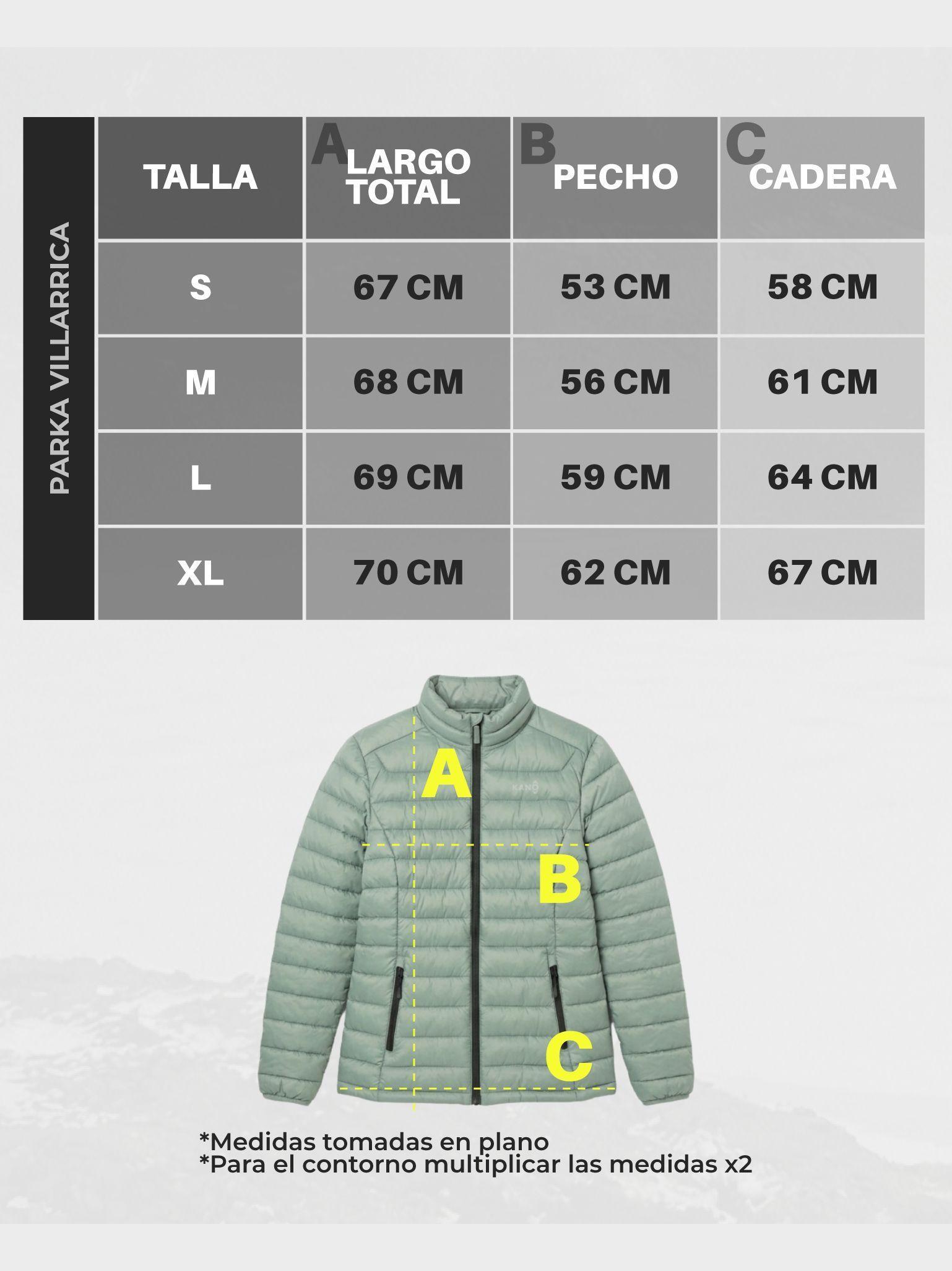 Parka Térmica Mujer Kano Villarrica Chaqueta Acolchada Verde-7