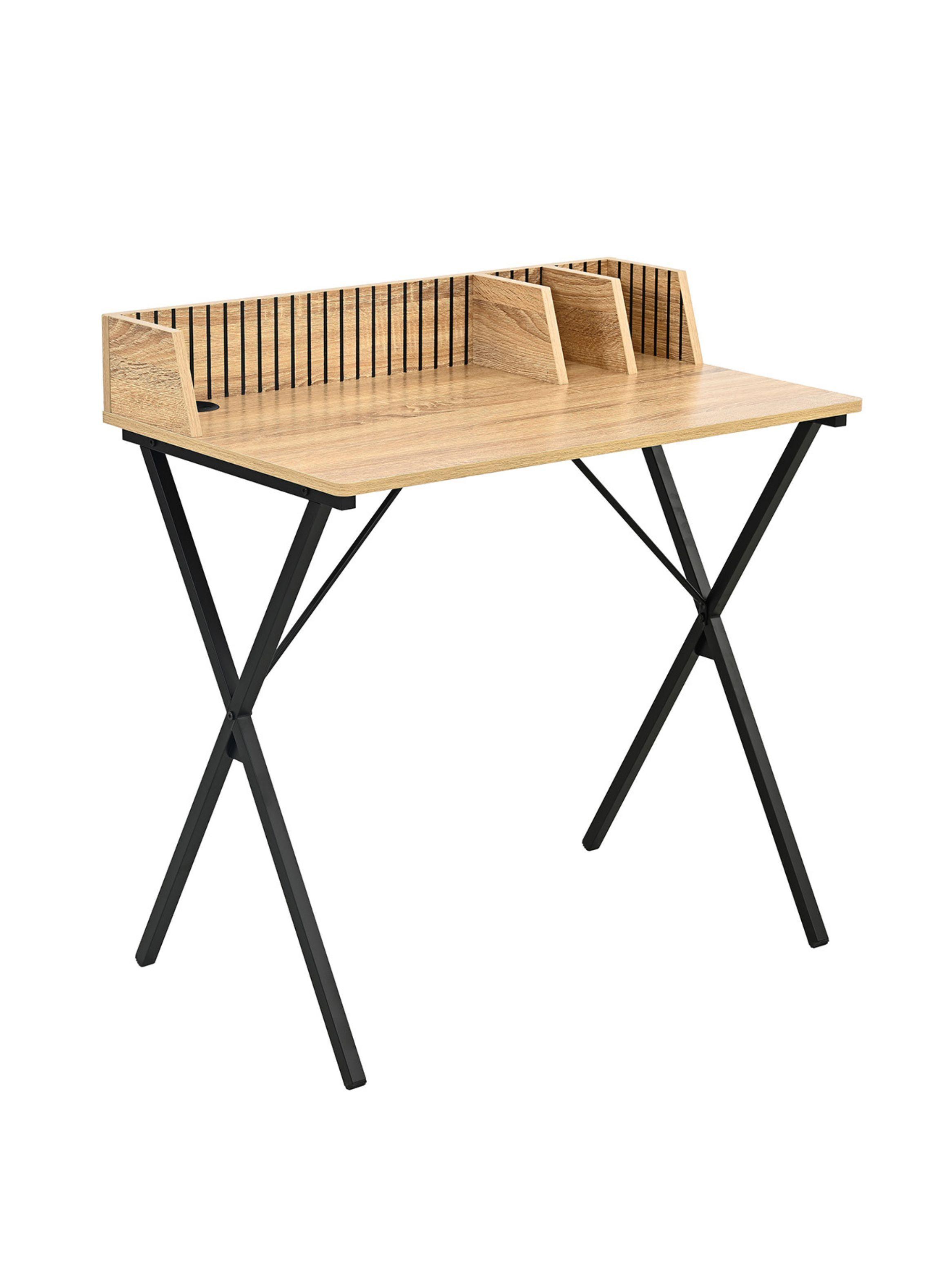 Escritorio Desk Var 2 Relan con Organizador Estilo Industrial-0