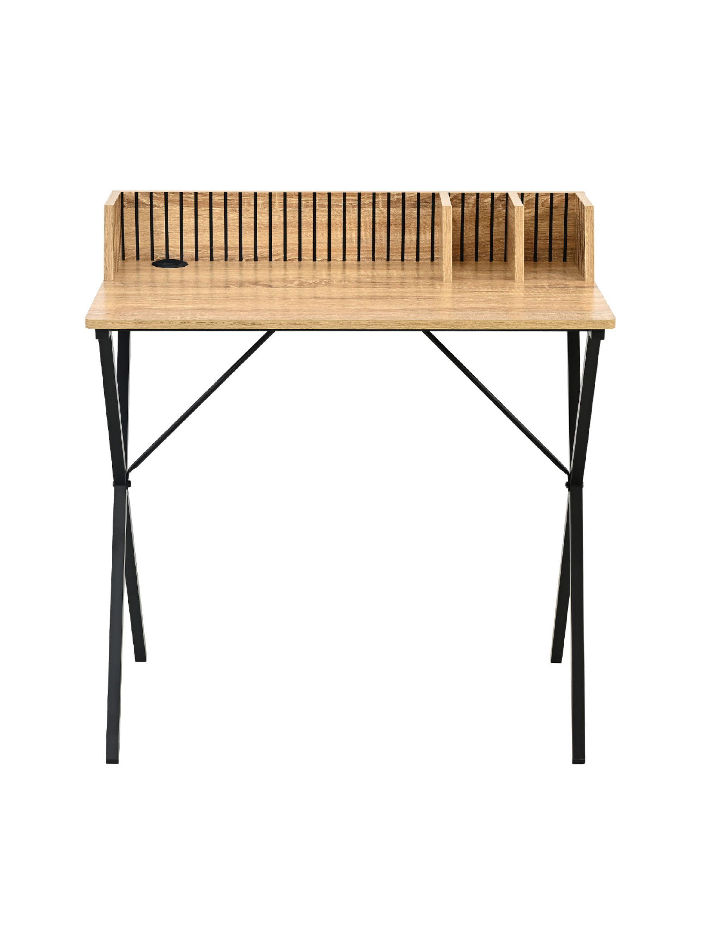 Escritorio Desk Var 2 Relan con Organizador Estilo Industrial-7