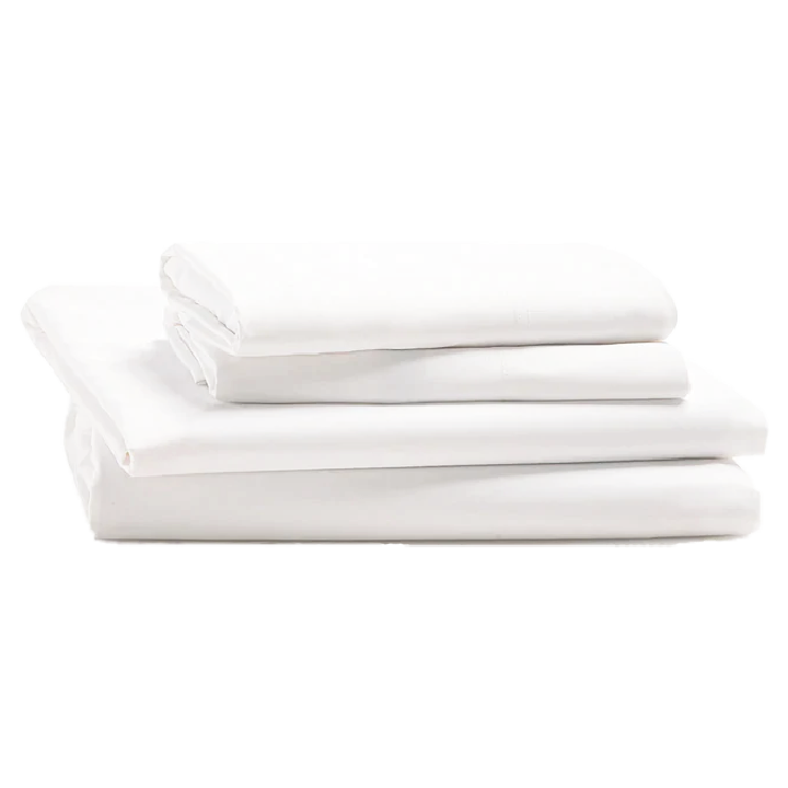Juego Sabanas Bambu Super King Blanco / Sábanas 300 Hilos-2
