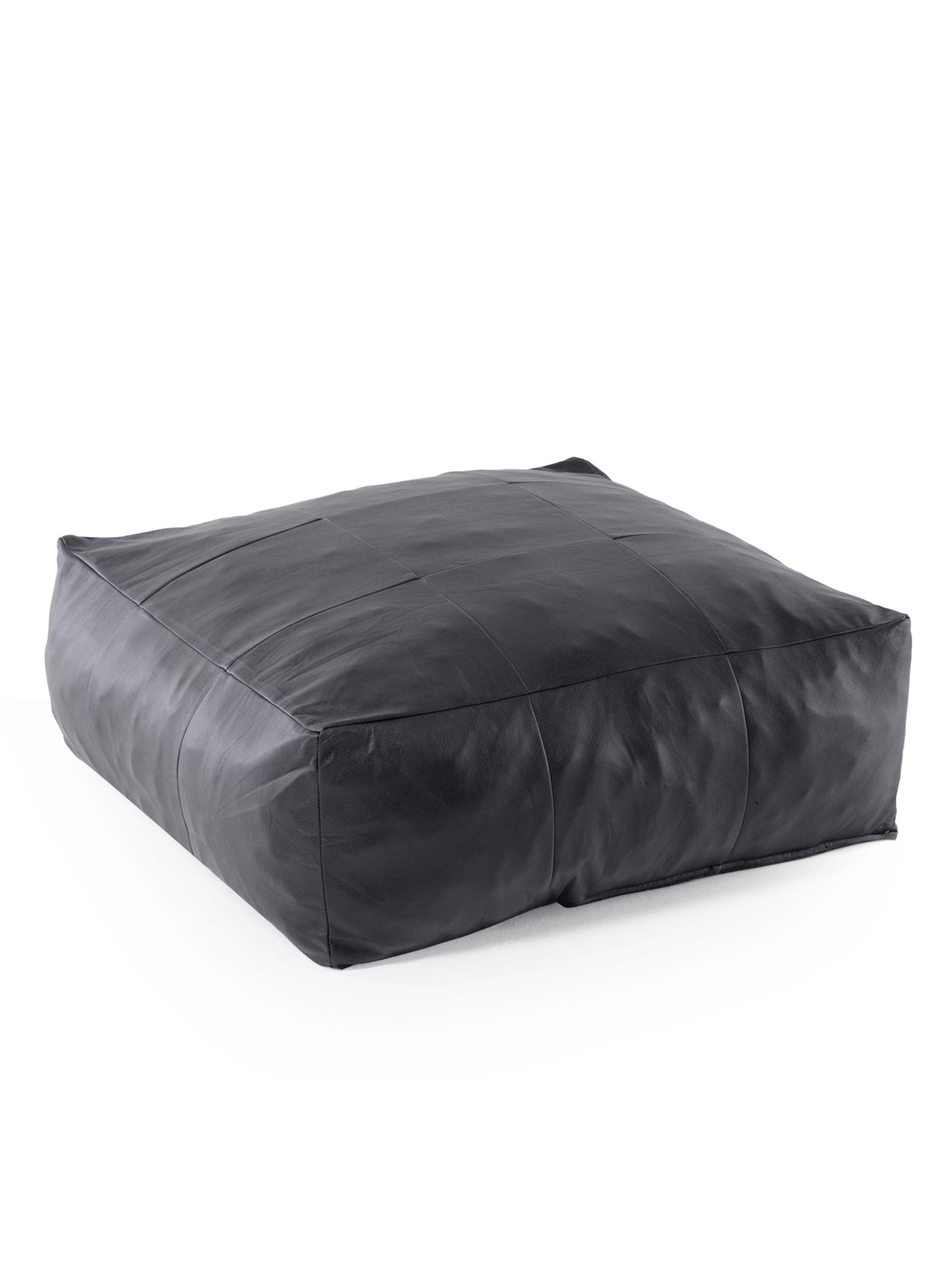 Sillón Pouf / Puff Seccional Relan Leather Sofá Simil Cuero-8