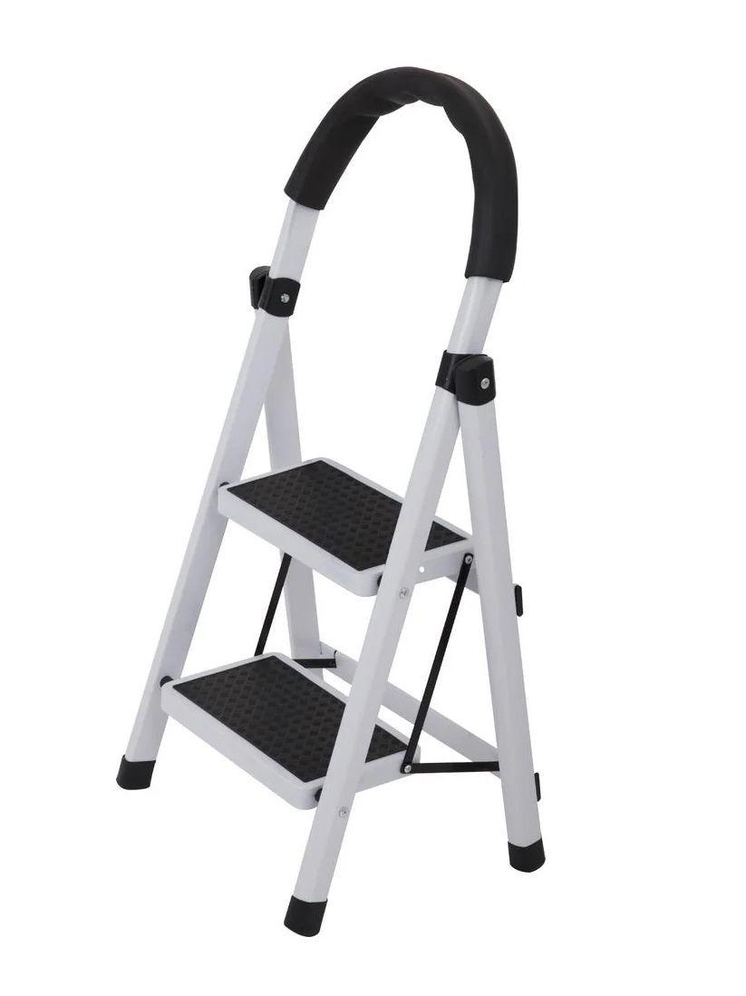 Escalera Taburete Plegable Halten 2 Peldaños Antideslizantes-0