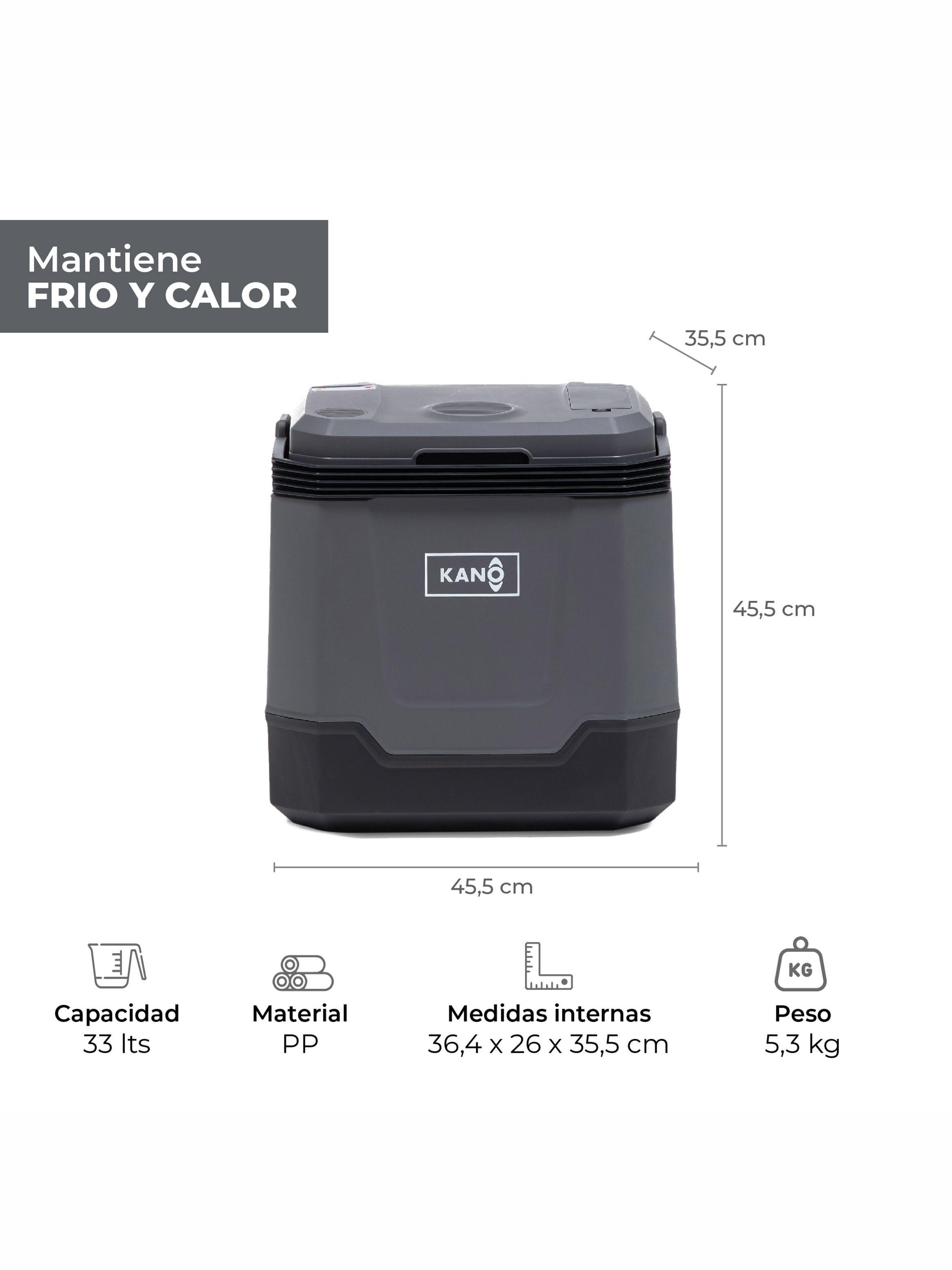 Cooler Eléctrico Portátil Kano Queulat Enfría y Calienta 33L-2