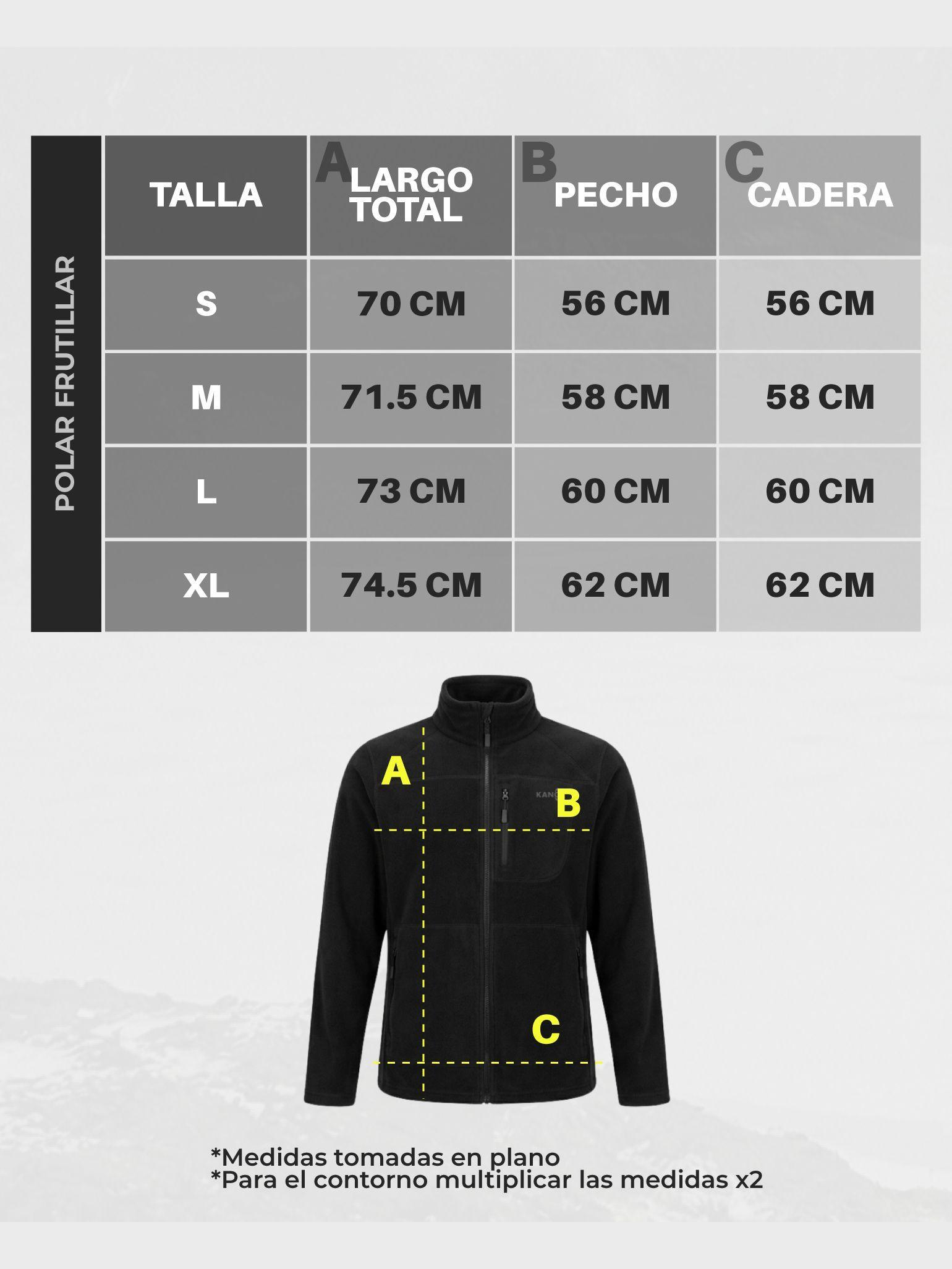 Chaqueta Polar Térmico Frutillar Kano Negro-5