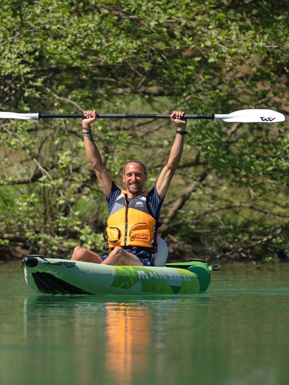 Remo Desarmable Aqua Marina para Kayak KP-1 Aluminio-4