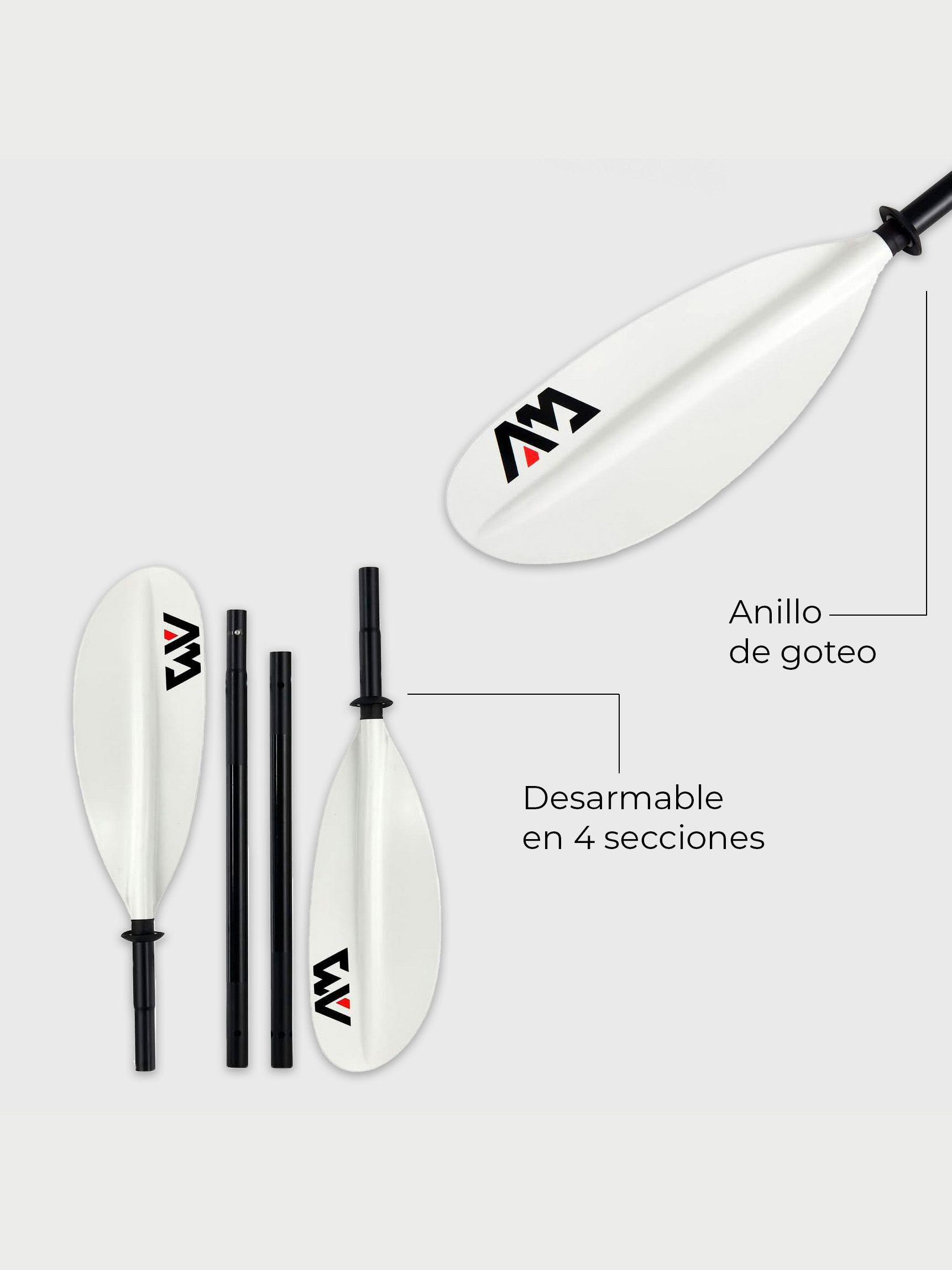 Remo Desarmable Aqua Marina para Kayak KP-1 Aluminio-5