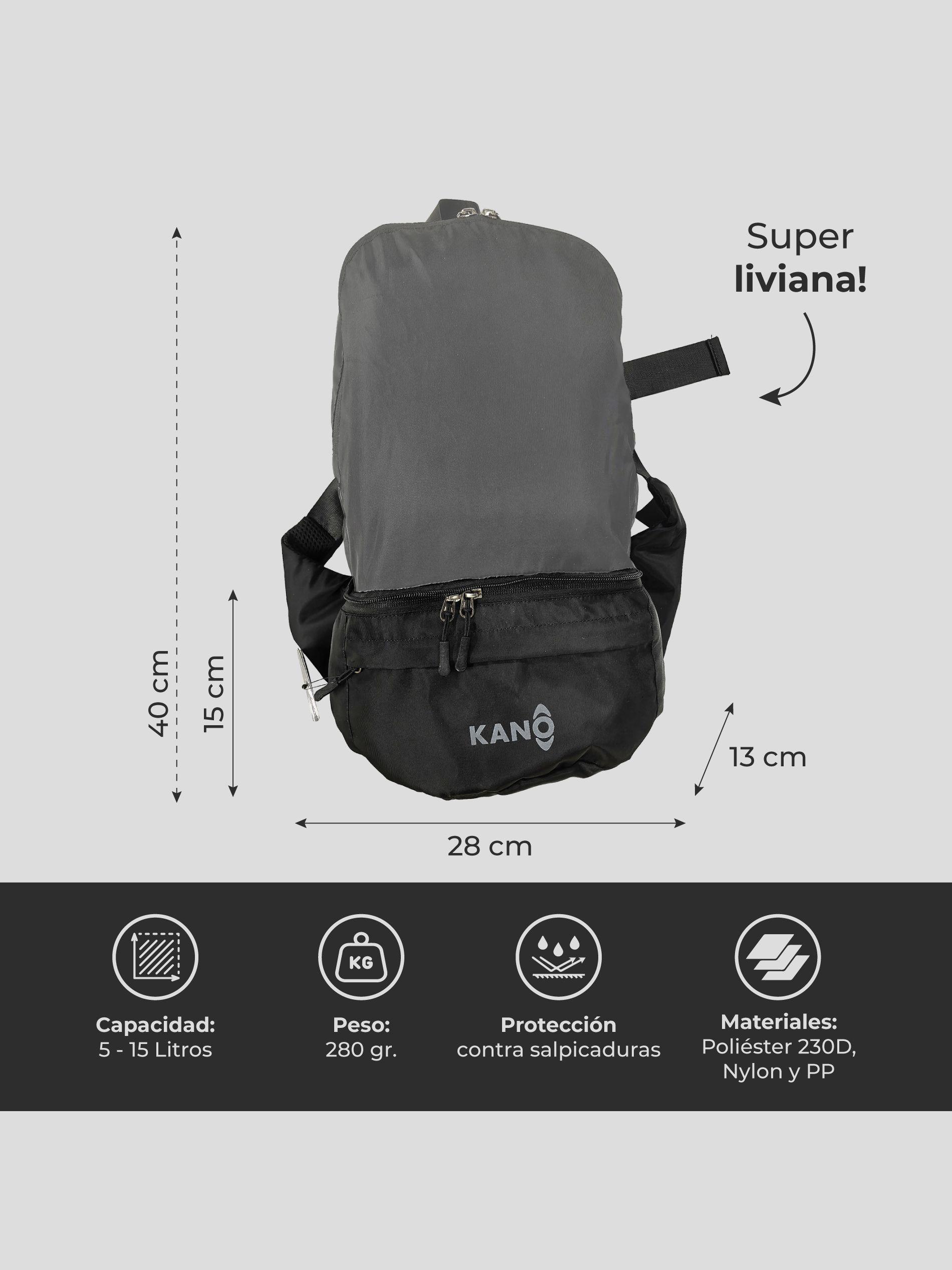 Banano Expandible Mochila 2 En 1 Kano Mayer 5 15L-5