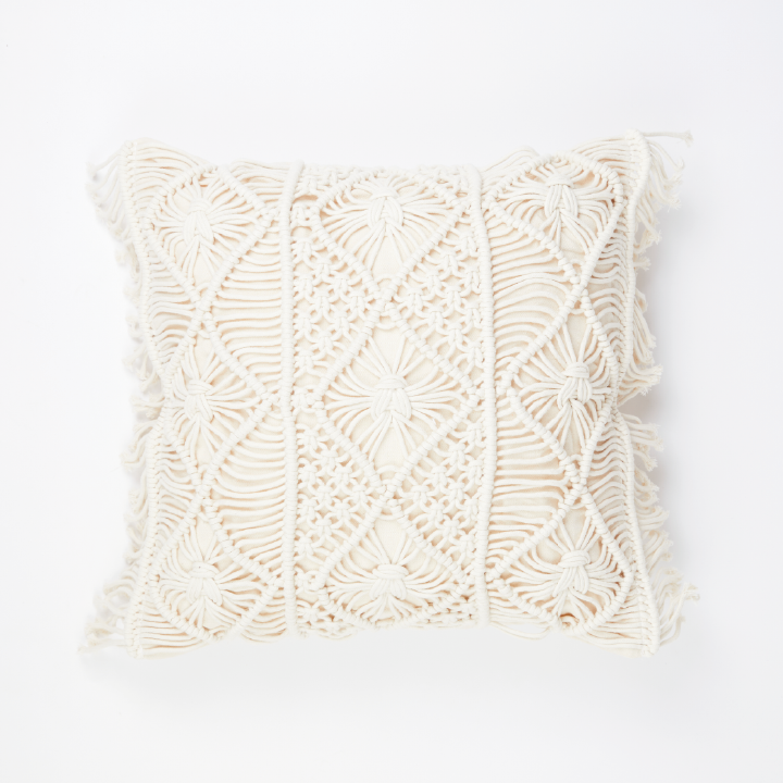 Funda de Cojín Crema Playa 1 45 x 45 / Funda Cojin Relan-1