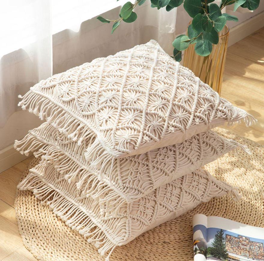 Funda de Cojín Crema Playa 1 45 x 45 / Funda Cojin Relan-4