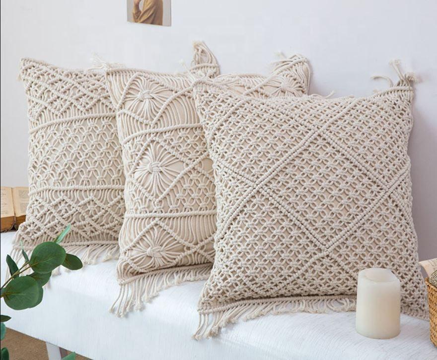 Funda de Cojín Crema Playa 1 45 x 45 / Funda Cojin Relan-5