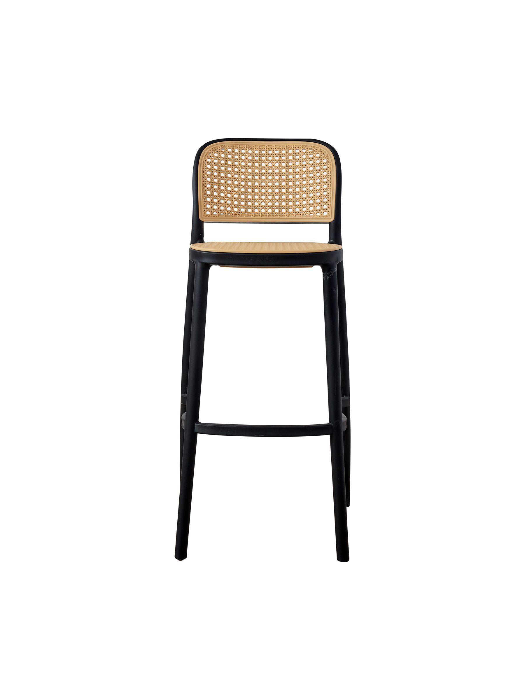 Pack x2 Silla Piso Bar Relan Batané Simil Esterilla Rattan-1