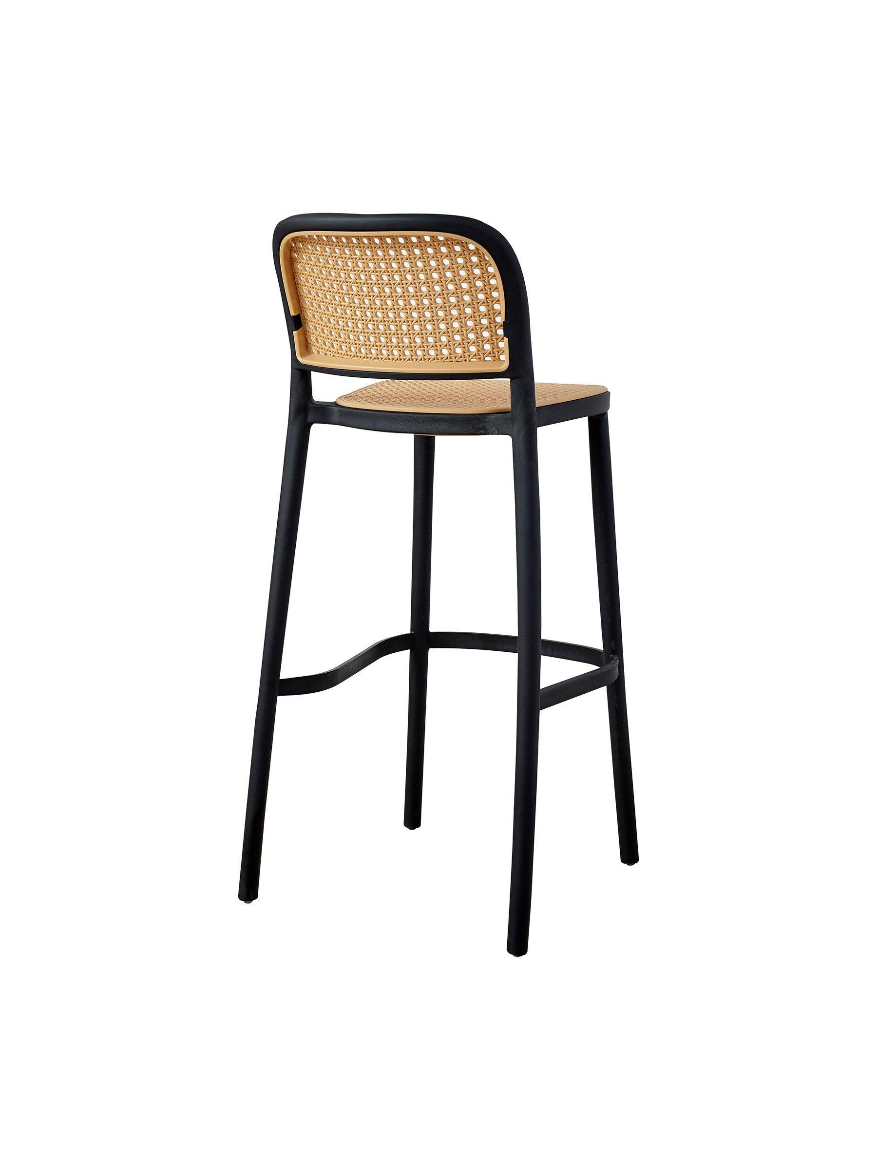 Pack x2 Silla Piso Bar Relan Batané Simil Esterilla Rattan-7