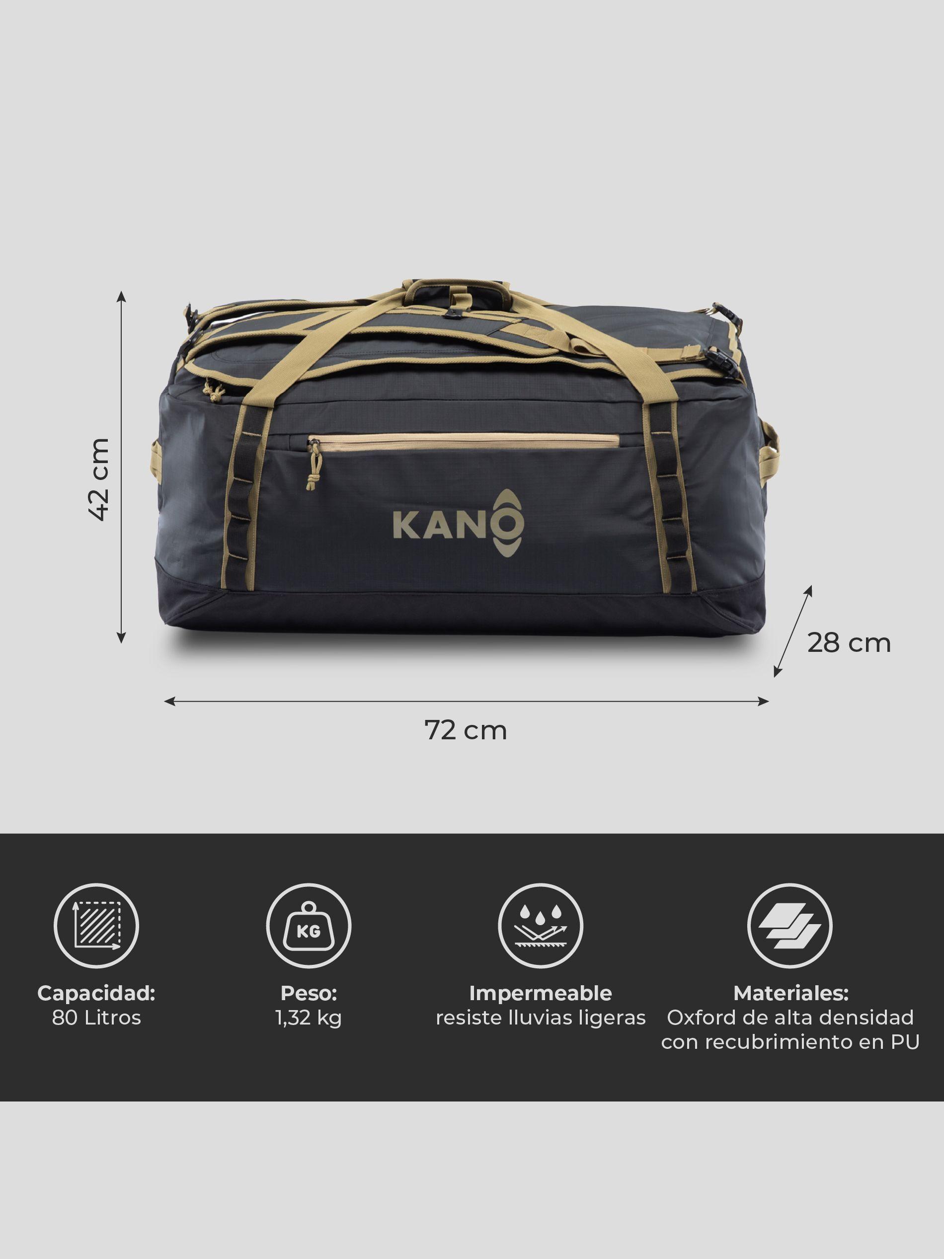 Bolso Mochila Impermeable 80L Kano Roy Bolso de Viaje-5